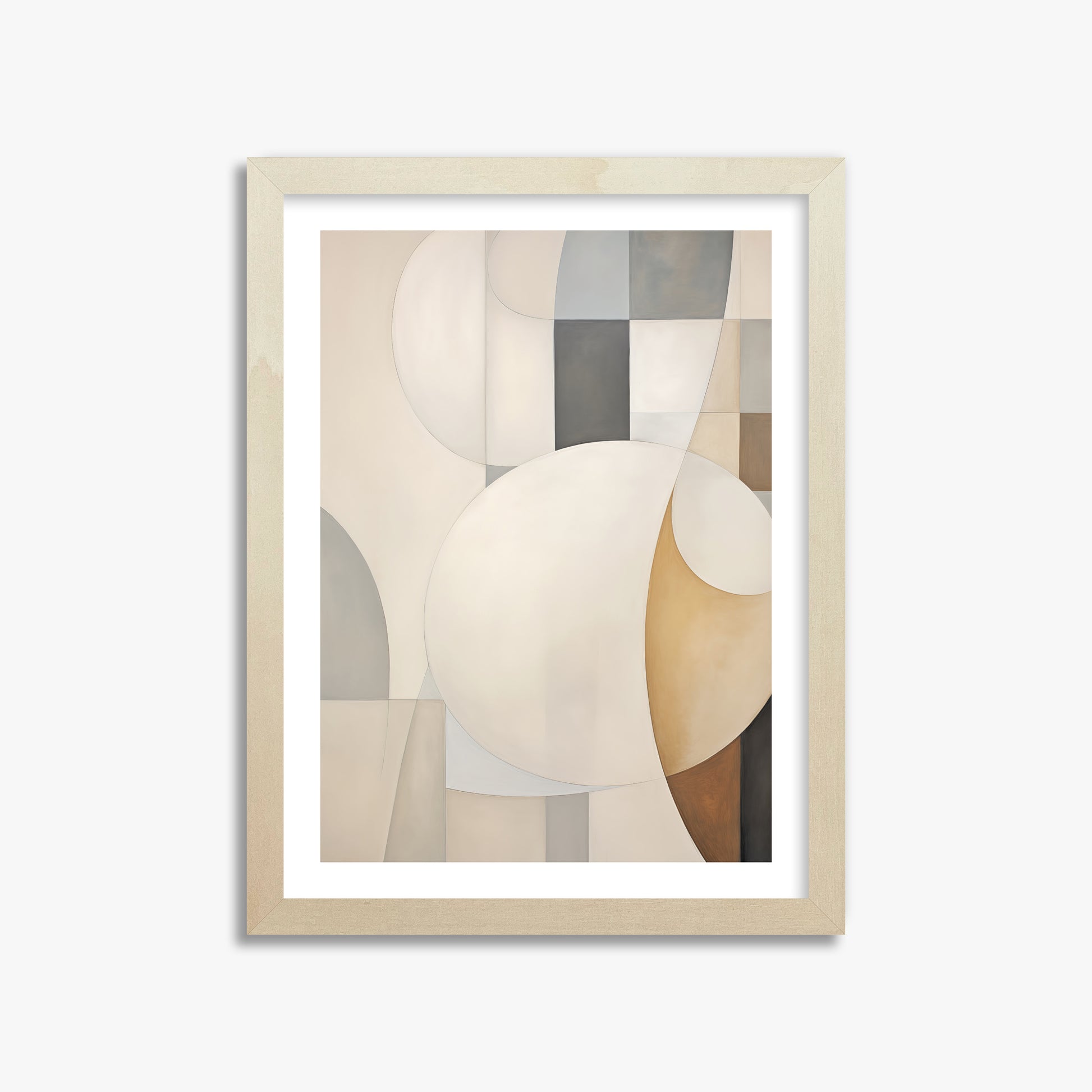 Gentle Orbits, 30x40cm Framed Art Reproduction With Lime Wood Frame
