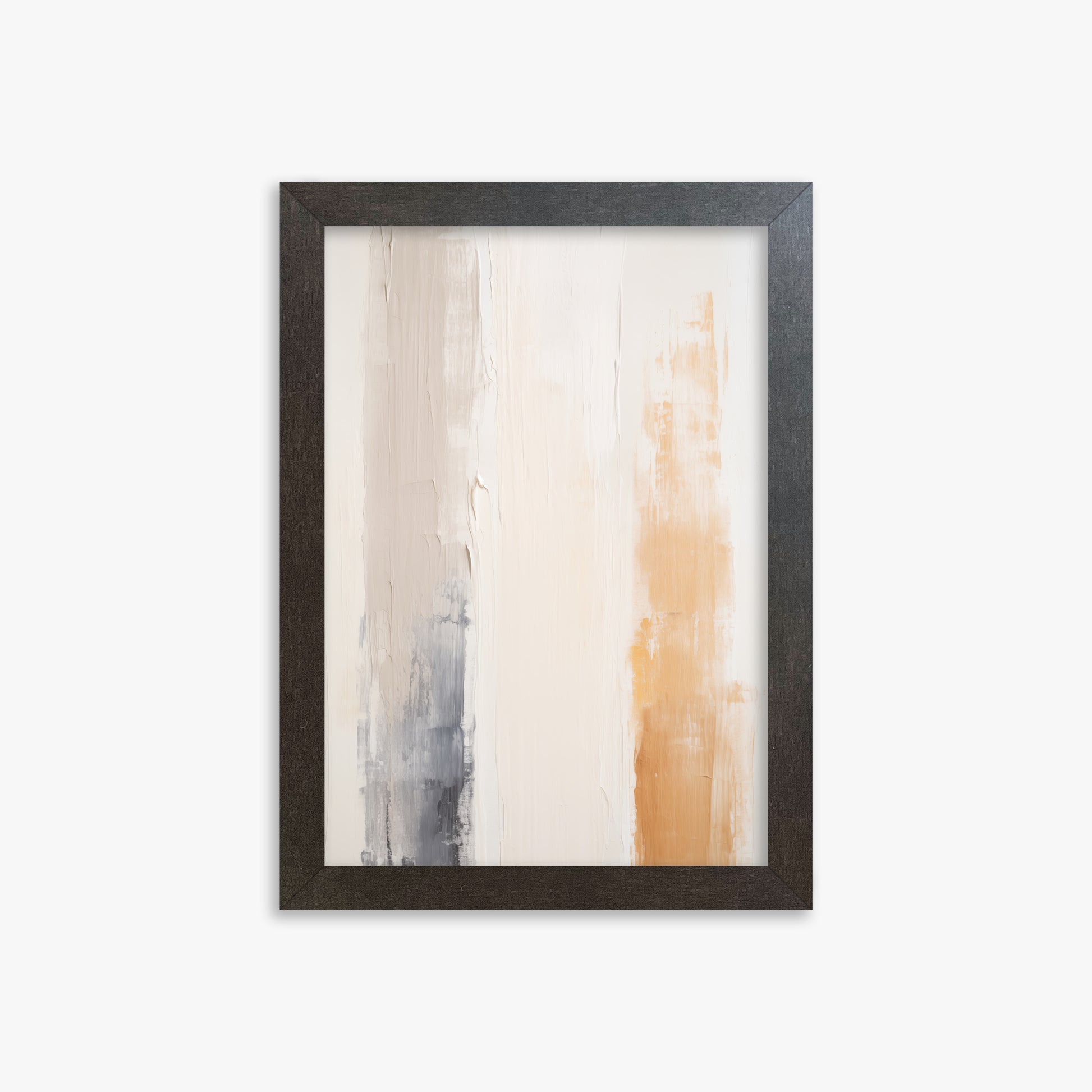 Warm Strata, 21x30cm Framed Poster With Espresso Frame