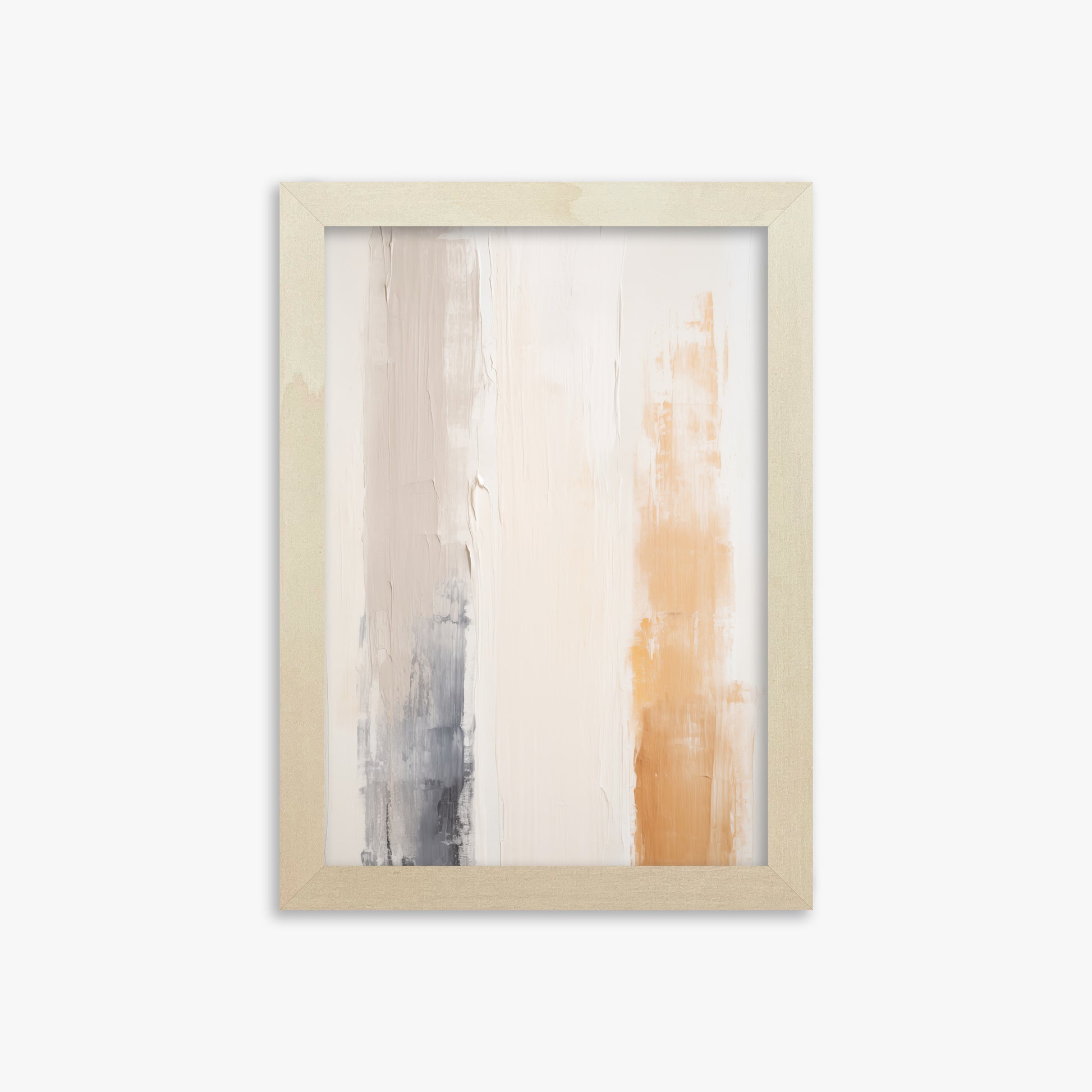 Warm Strata, 21x30cm Framed Poster With Lime Wood Frame