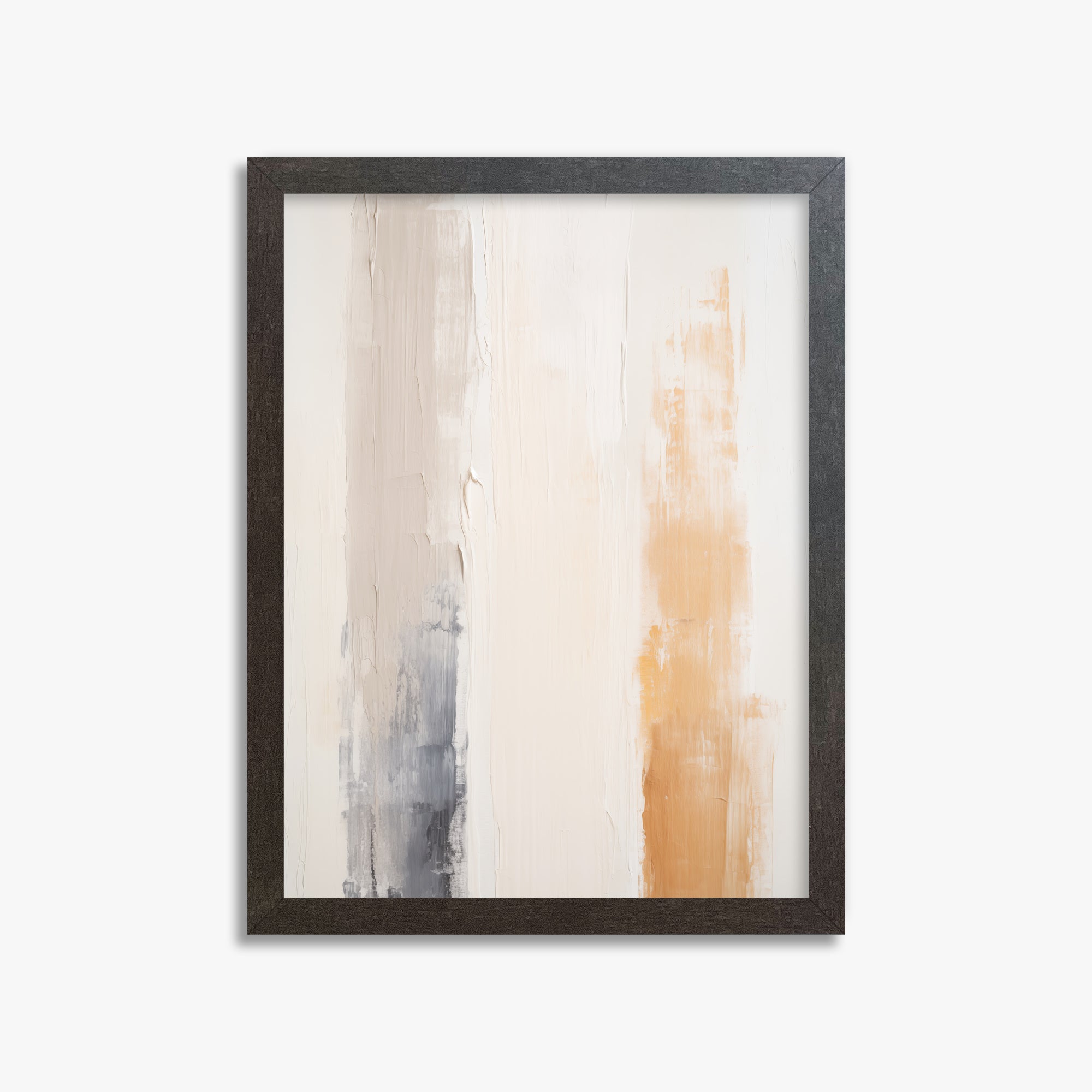 Warm Strata, 30x40cm Framed Poster With Espresso Frame