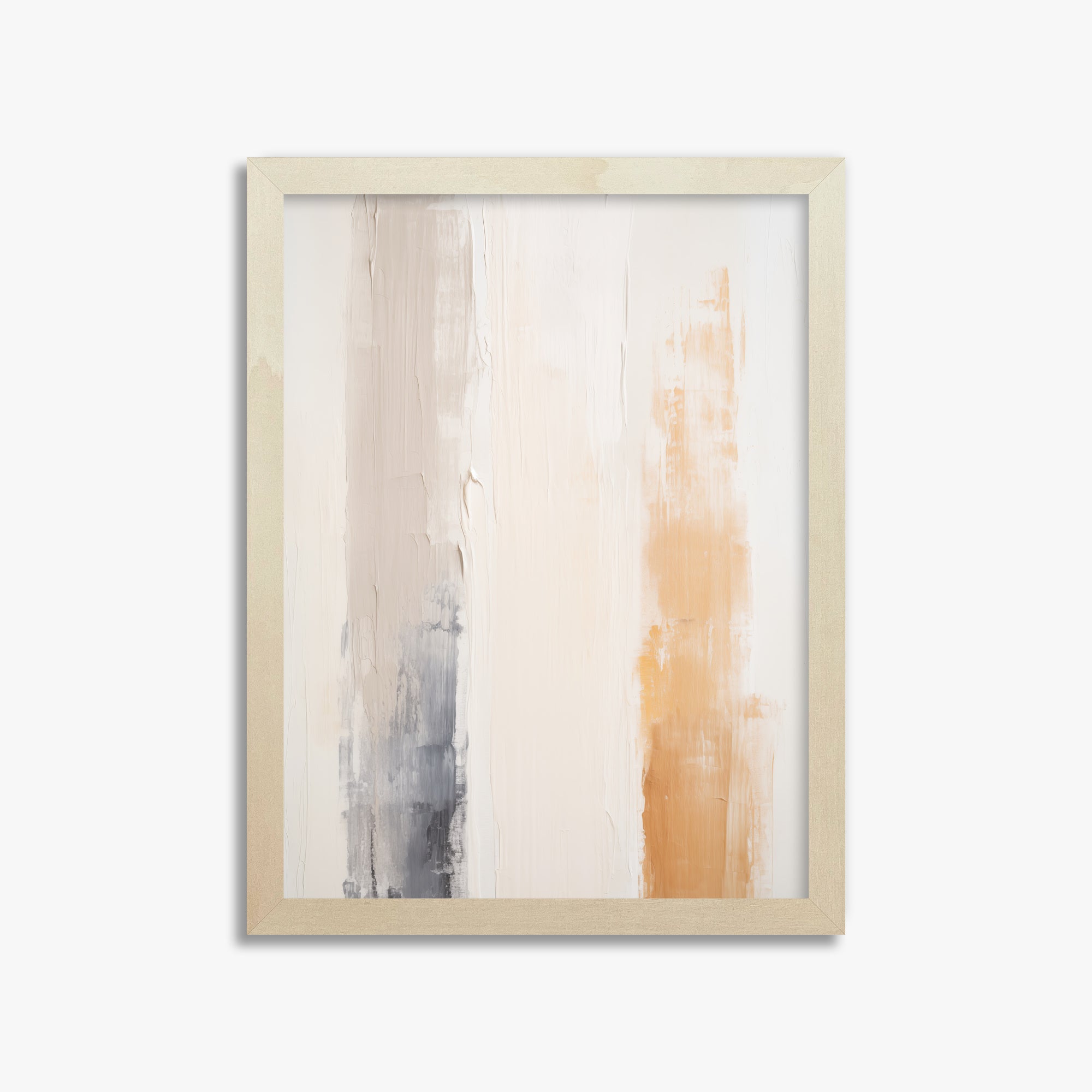 Warm Strata, 30x40cm Framed Poster With Lime Wood Frame