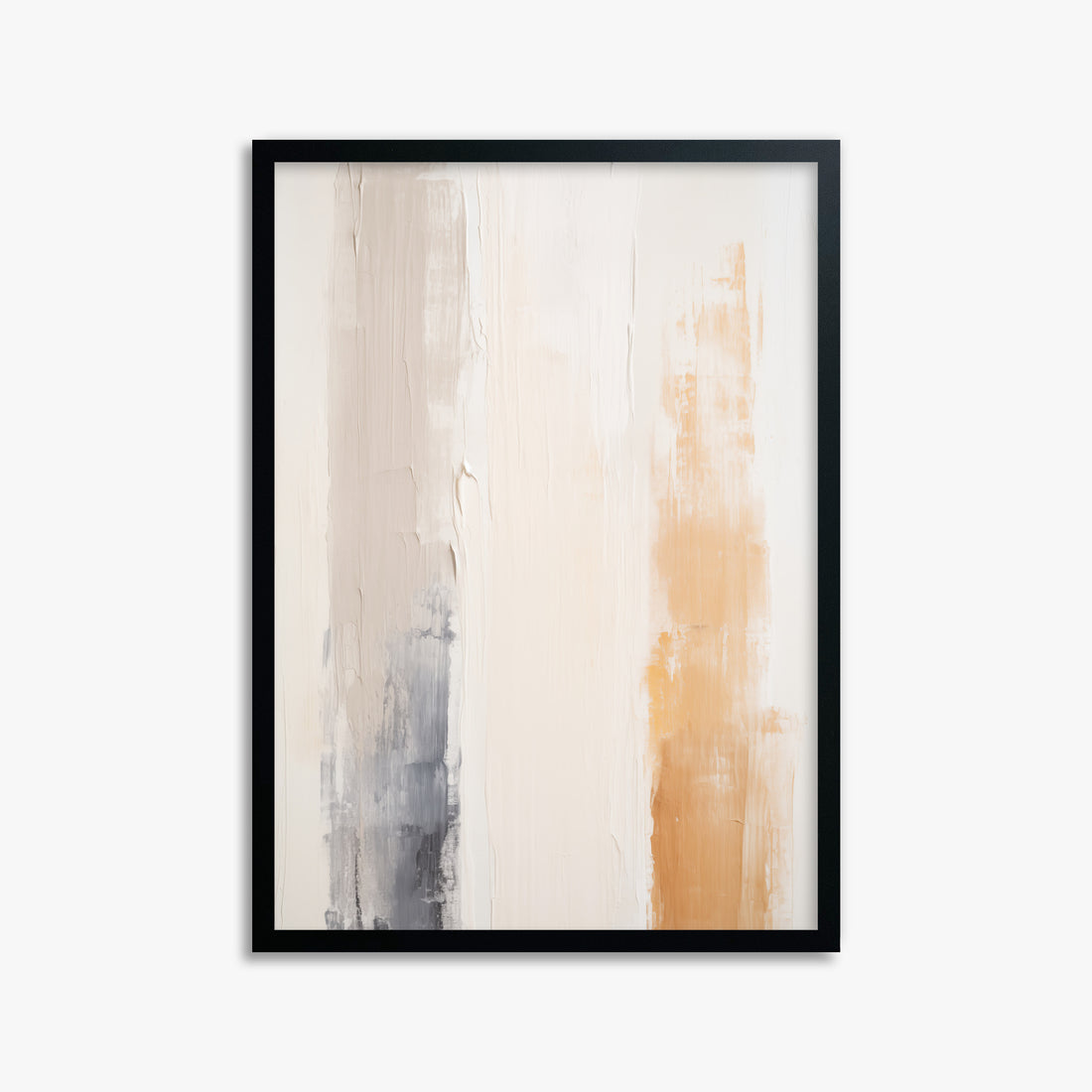 Warm Strata, 50x70cm Framed Poster With Black Frame