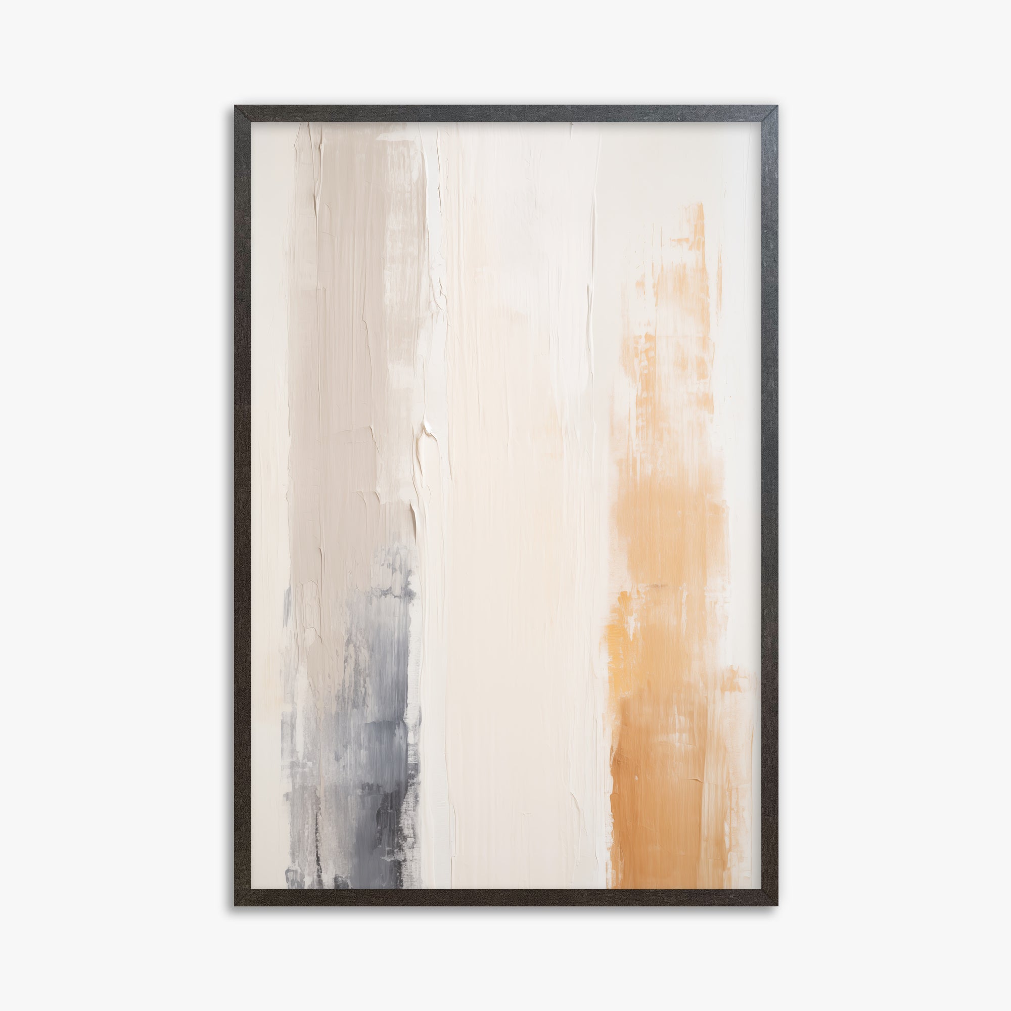 Warm Strata, 61x91cm Framed Poster With Espresso Frame