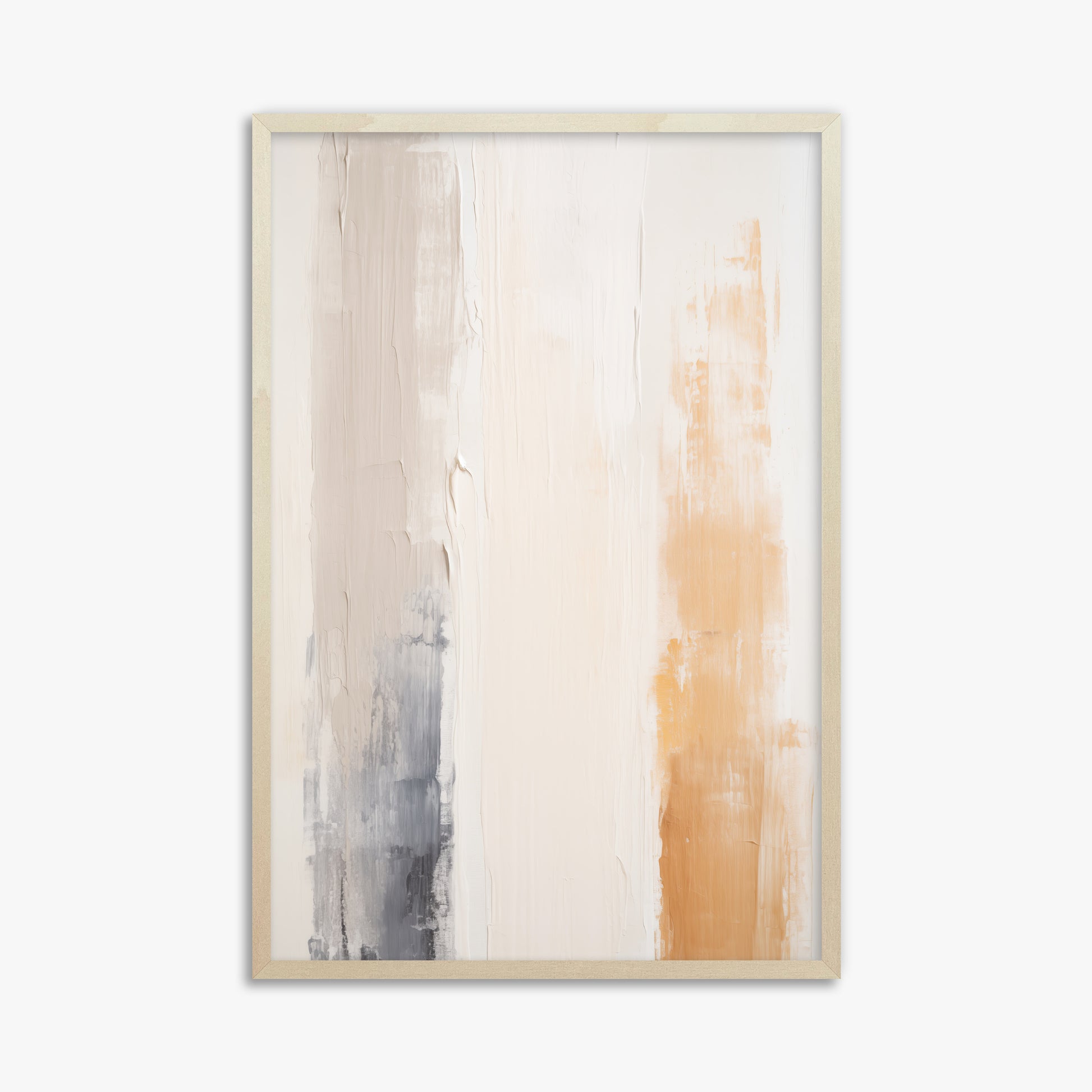 Warm Strata, 61x91cm Framed Poster With Lime Wood Frame
