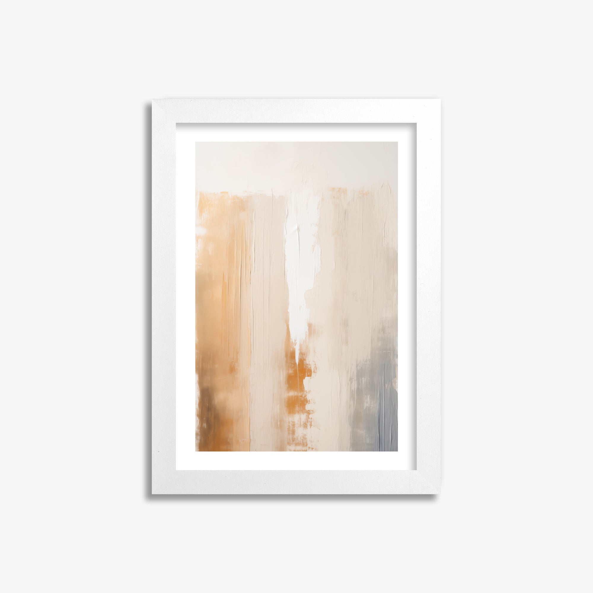 Warm Strata Texture, 21x30cm Whitek Framed Art Reproduction