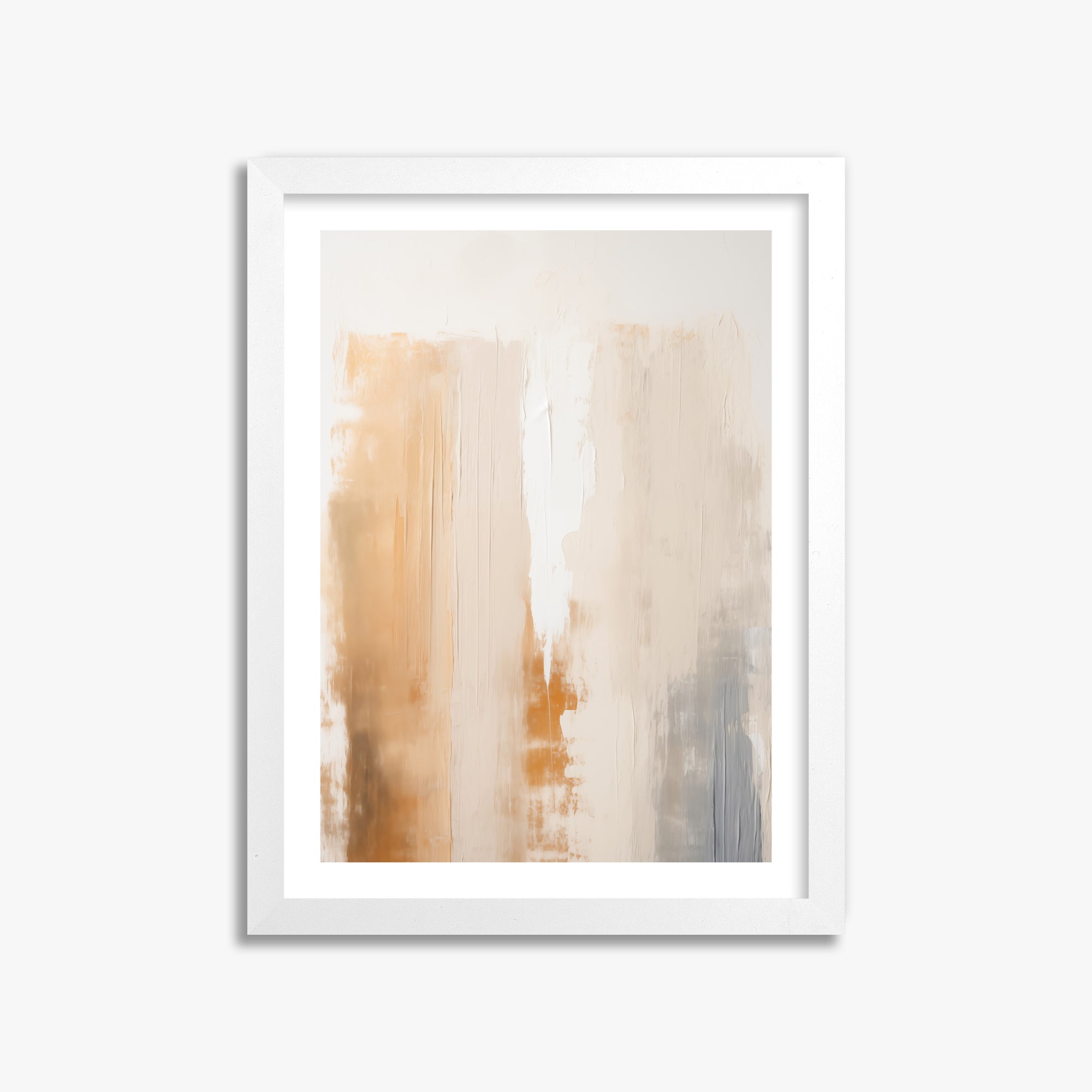 Warm Strata Texture, 30x40cm Whitek Framed Art Reproduction