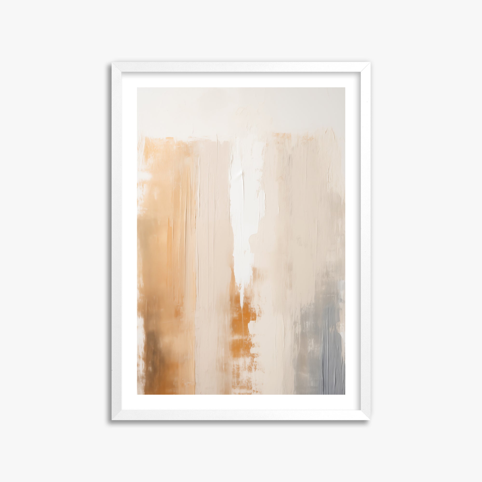 Warm Strata Texture, 50x70cm Whitek Framed Art Reproduction