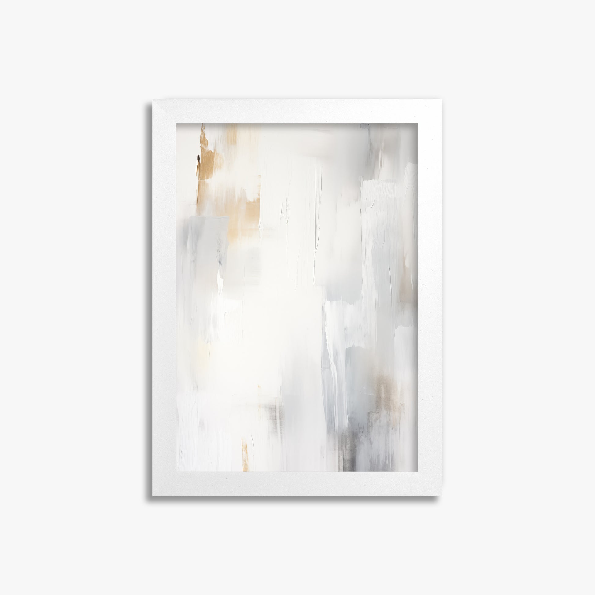 Opaline Mist, 21x30cm Framed Poster With White Frame