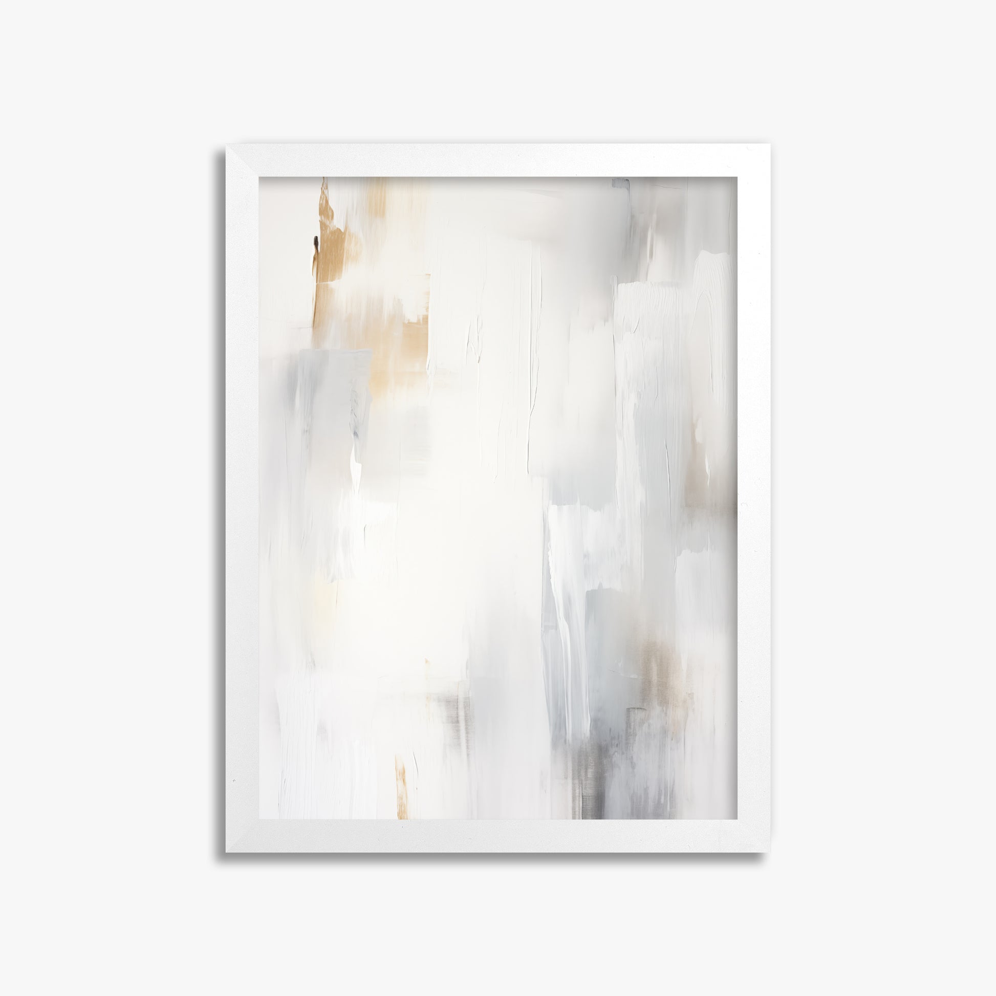 Opaline Mist, 30x40cm Framed Poster With White Frame