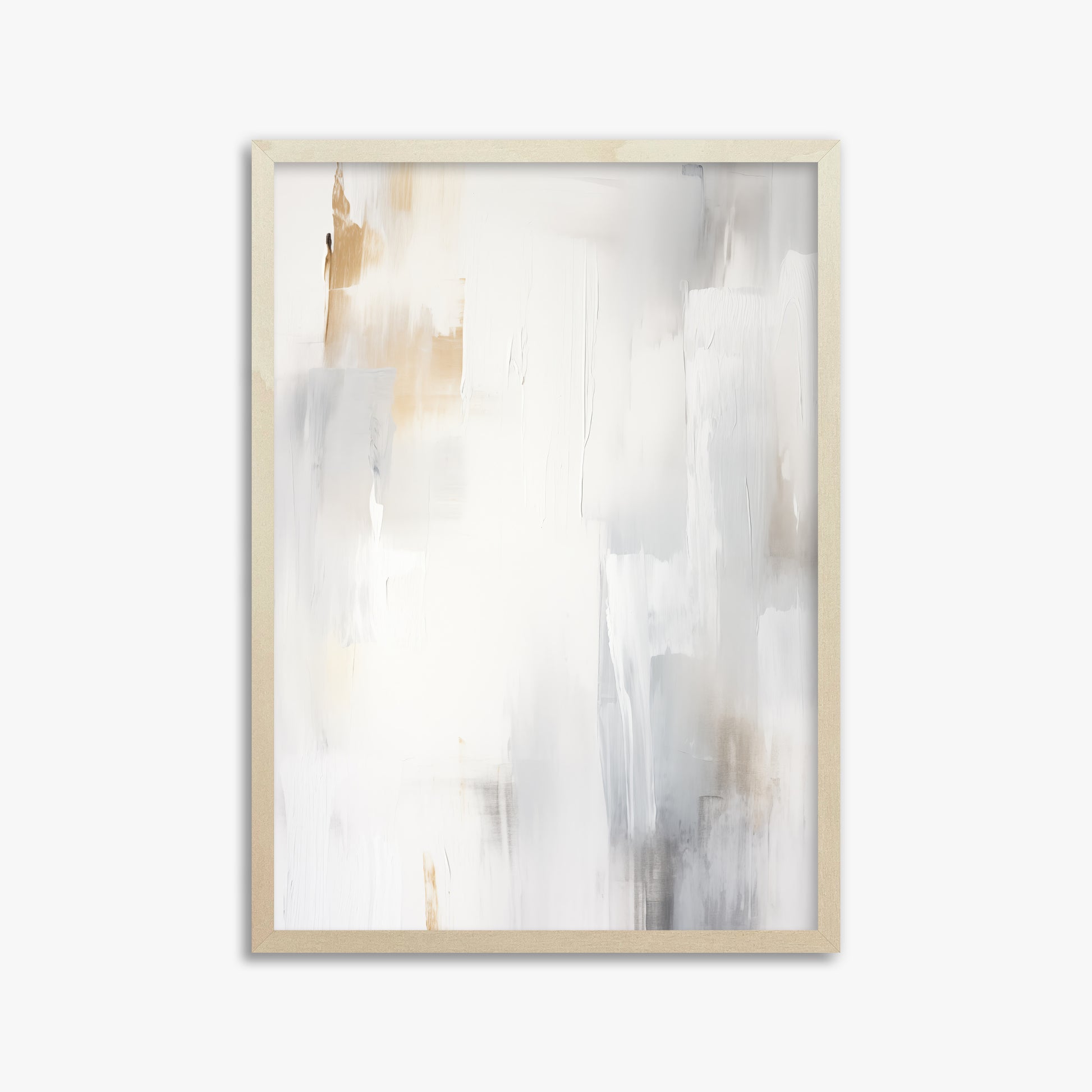 Opaline Mist, 50x70cm Framed Poster With Lime Wood Frame