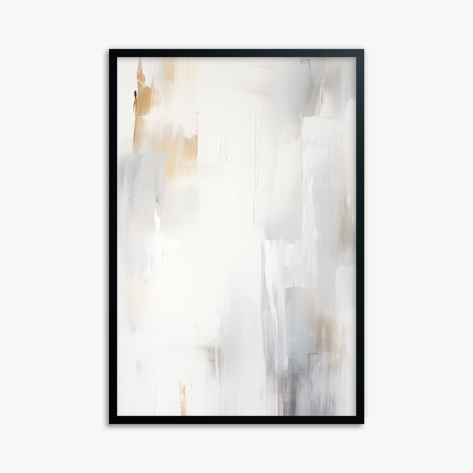 Opaline Mist, 61x91cm Framed Poster With Black Frame