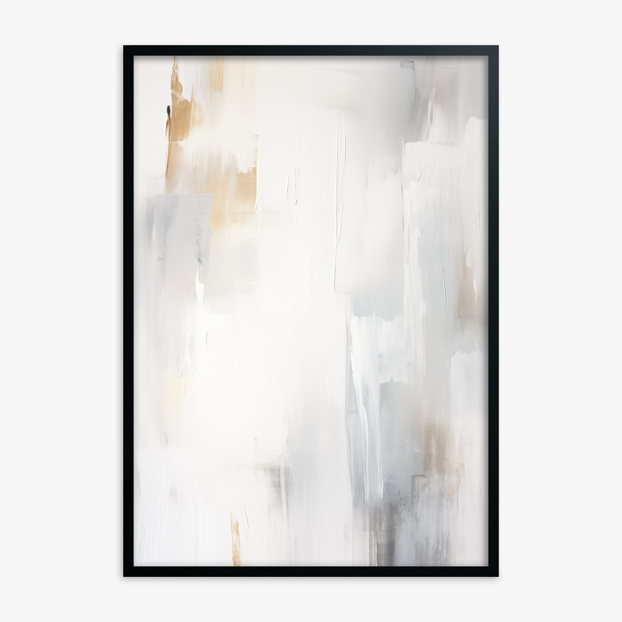 Opaline Mist, Black Framed Poster With Black Frame