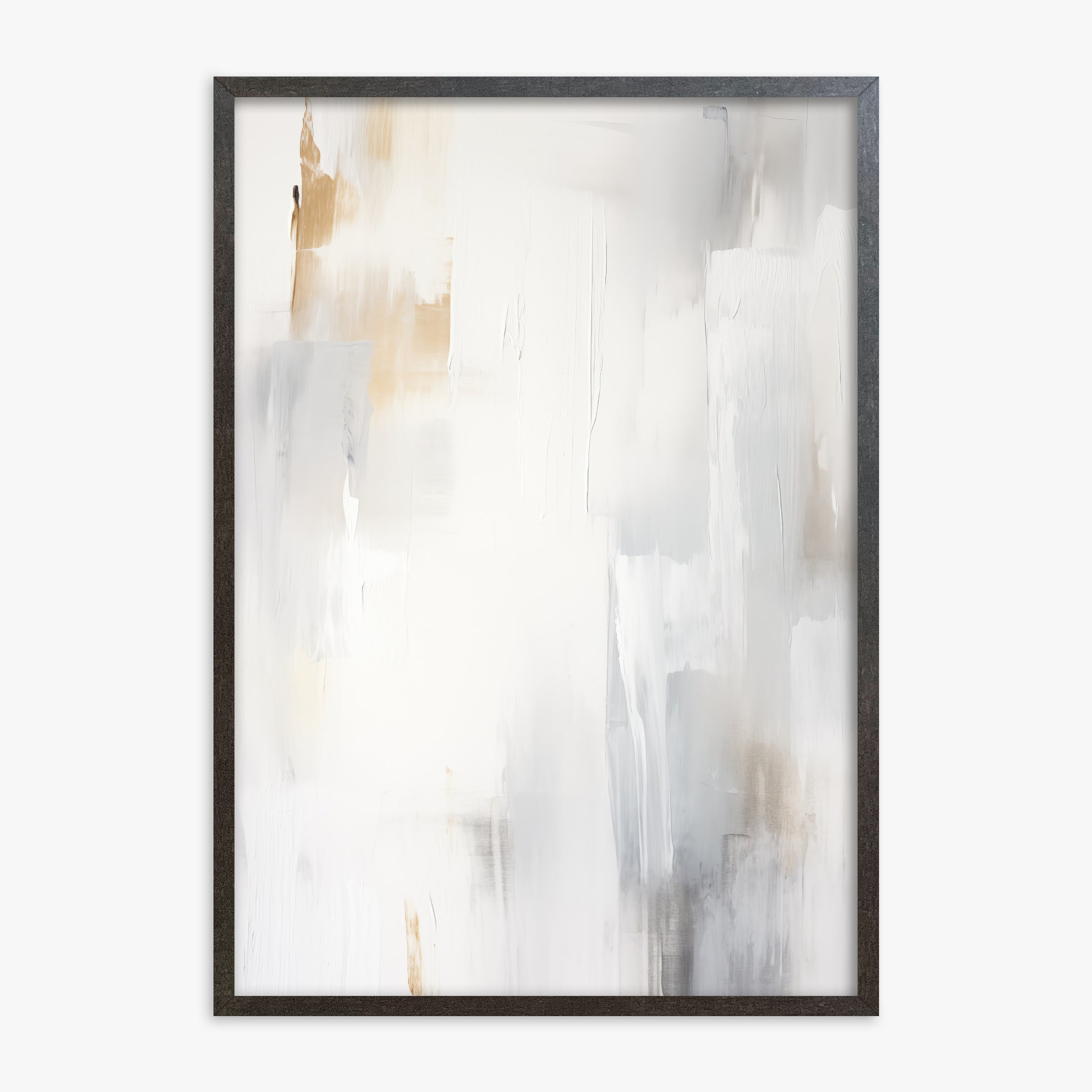 Opaline Mist, 70x100cm Framed Poster With Espresso Frame