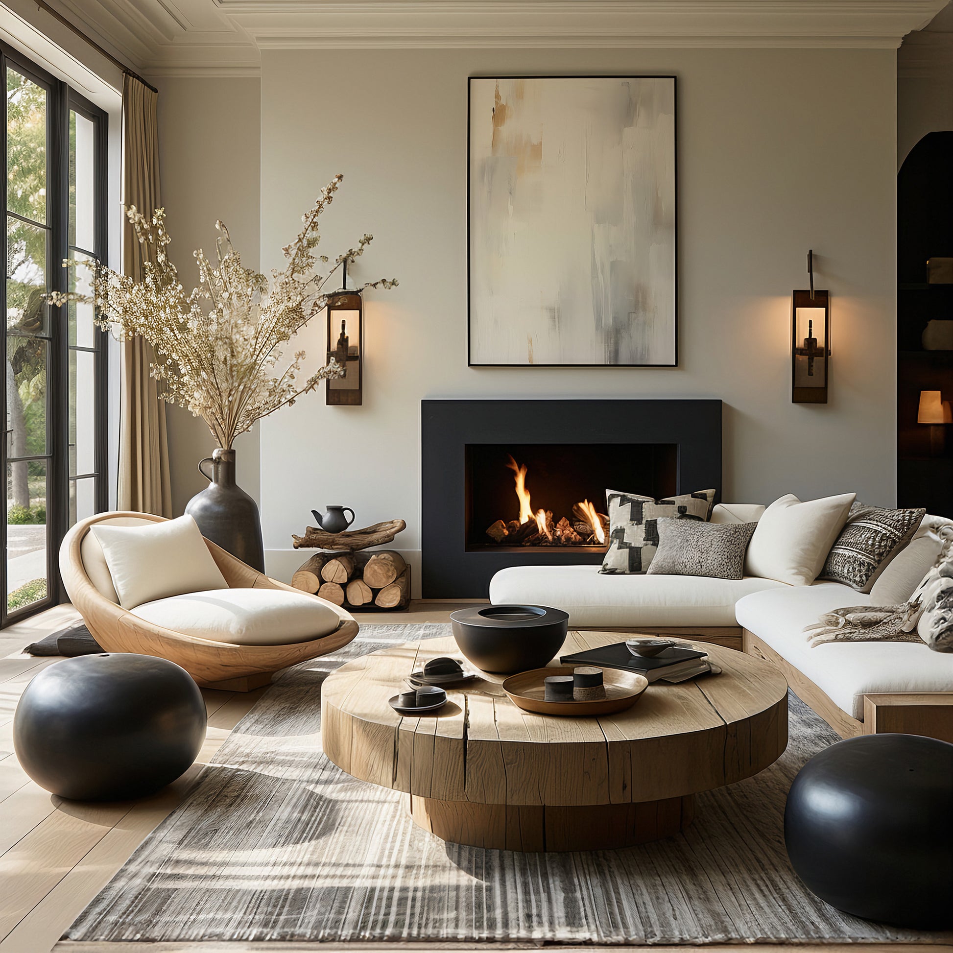 Design Concept No. 39 for Opaline Mist Modern Poster Art