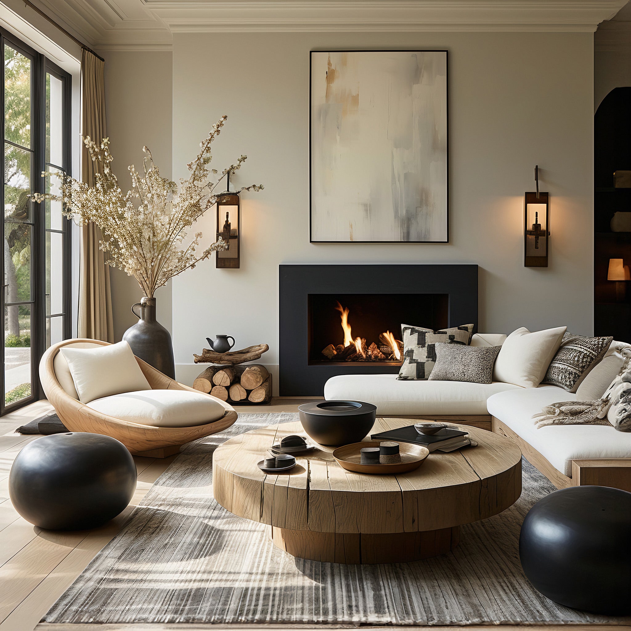 Design Concept No. 39 for Opaline Mist Modern Poster Art