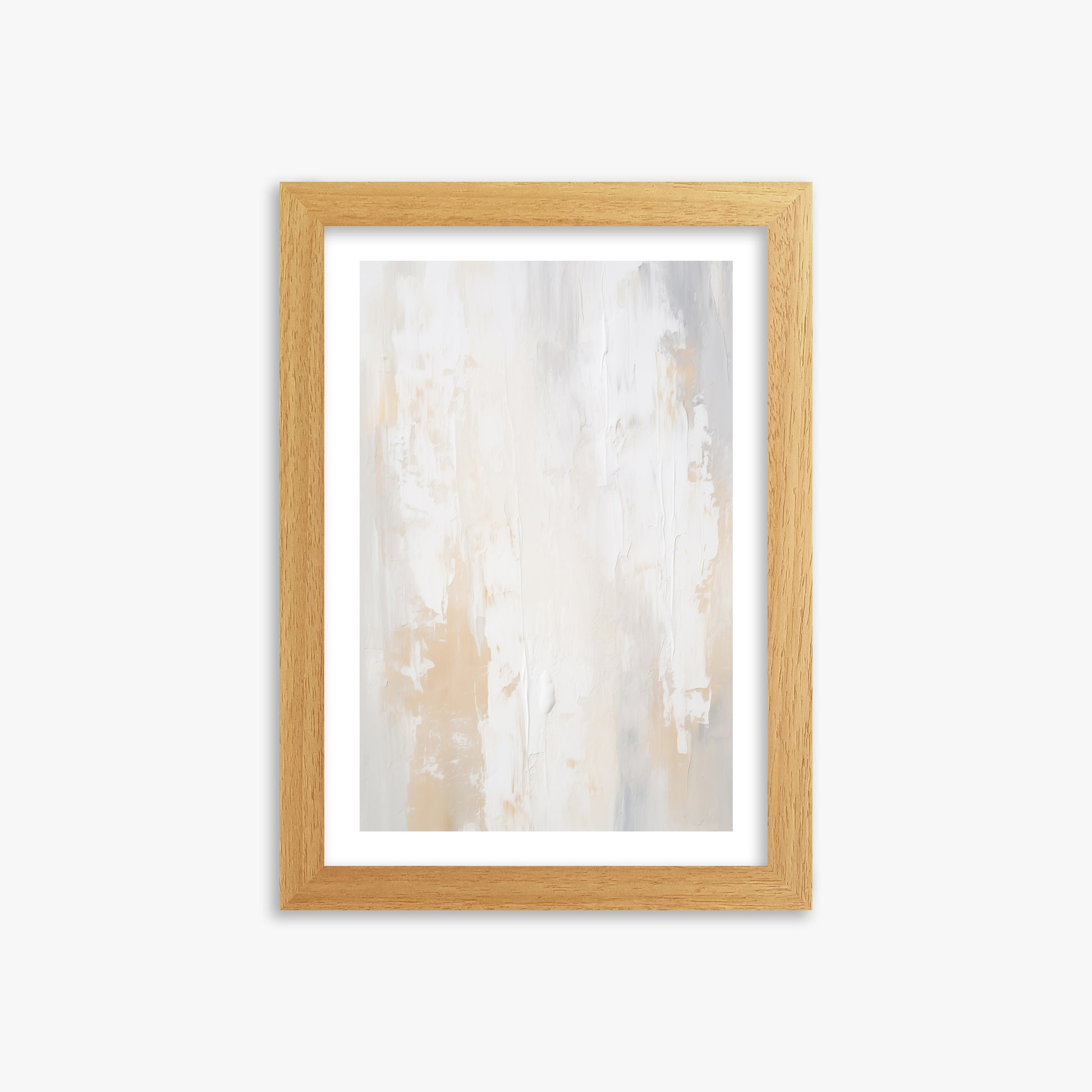 Antik Textured Wall, 21x30cm Framed Poster With Oak Frame