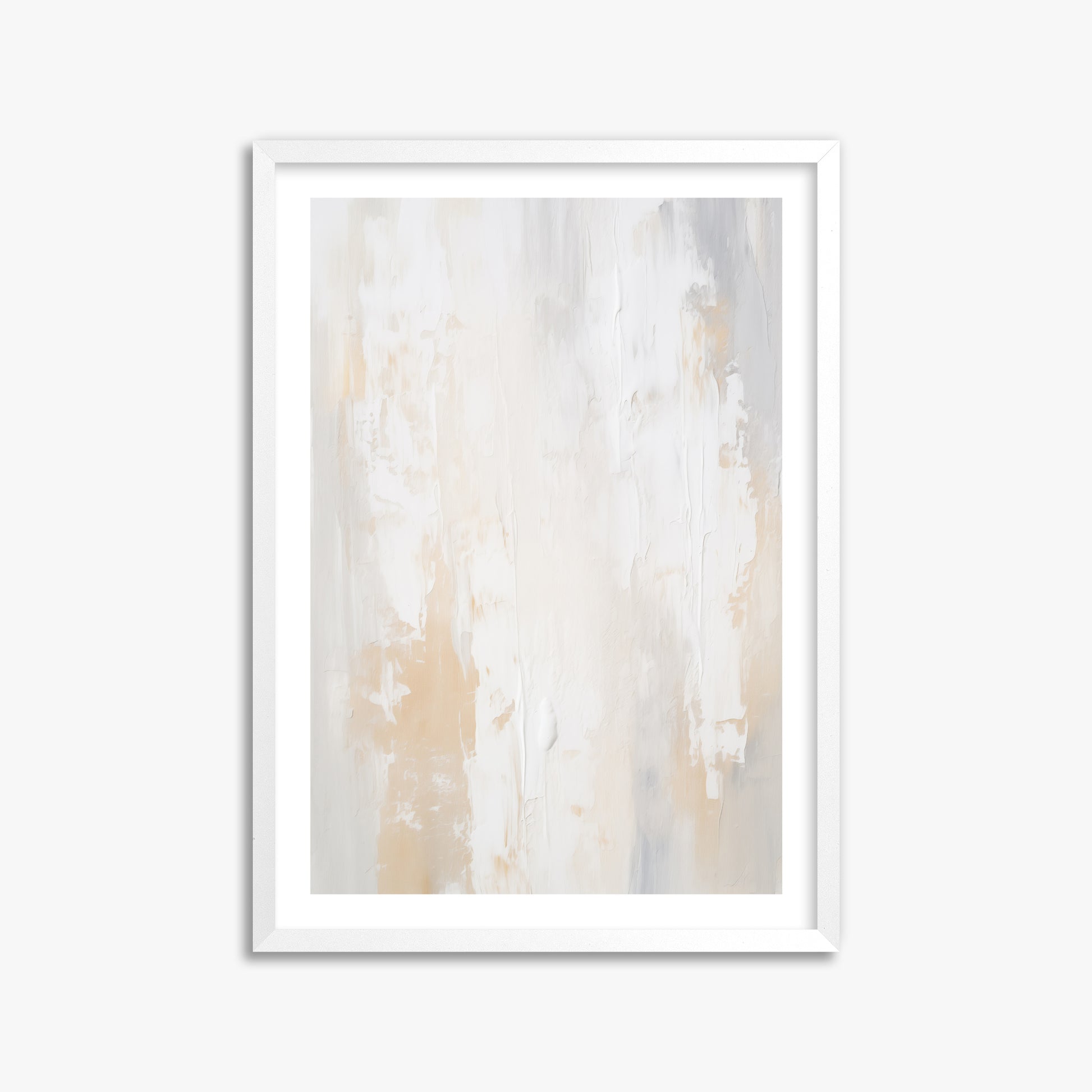 Antik Textured Wall, 50x70cm Framed Poster With White Frame