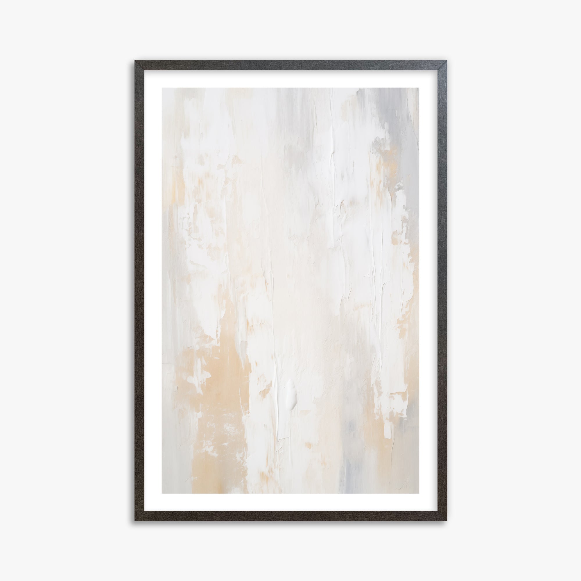 Antik Textured Wall, 61x91cm Framed Poster With Espresso Frame