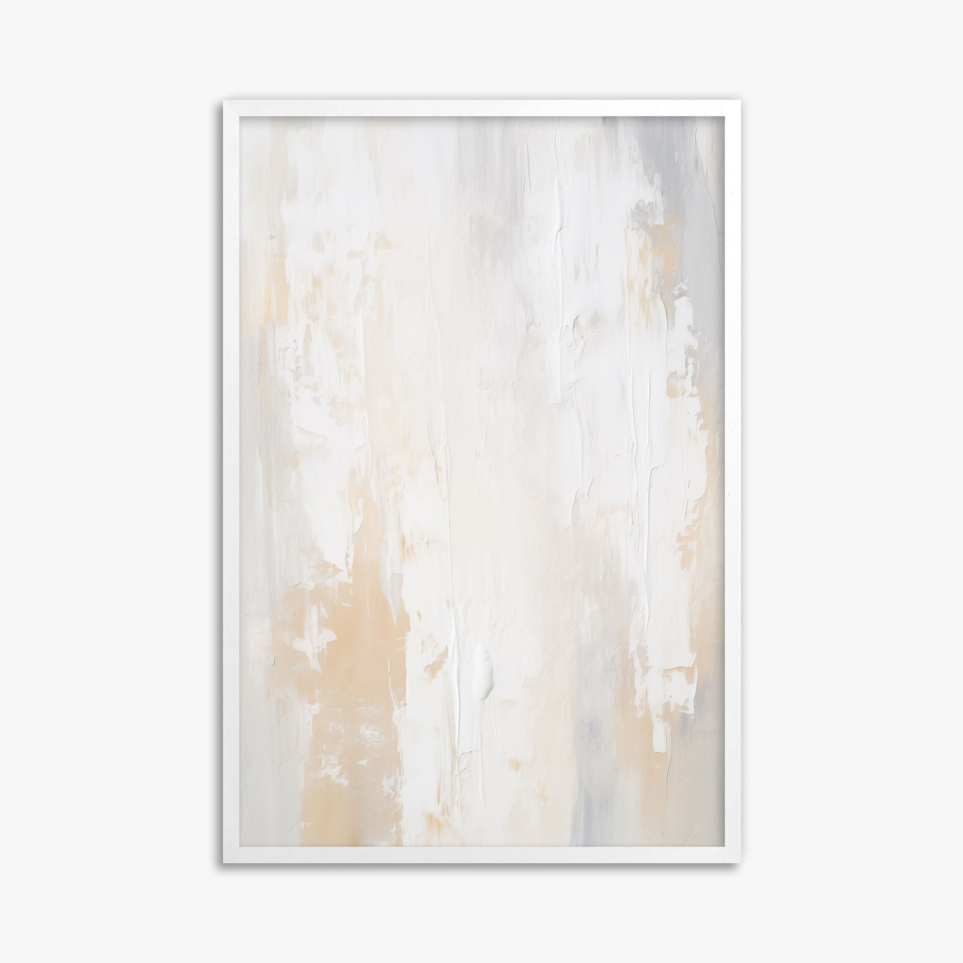 Antik Textured Wall, 61x91cm Framed Poster With White Frame