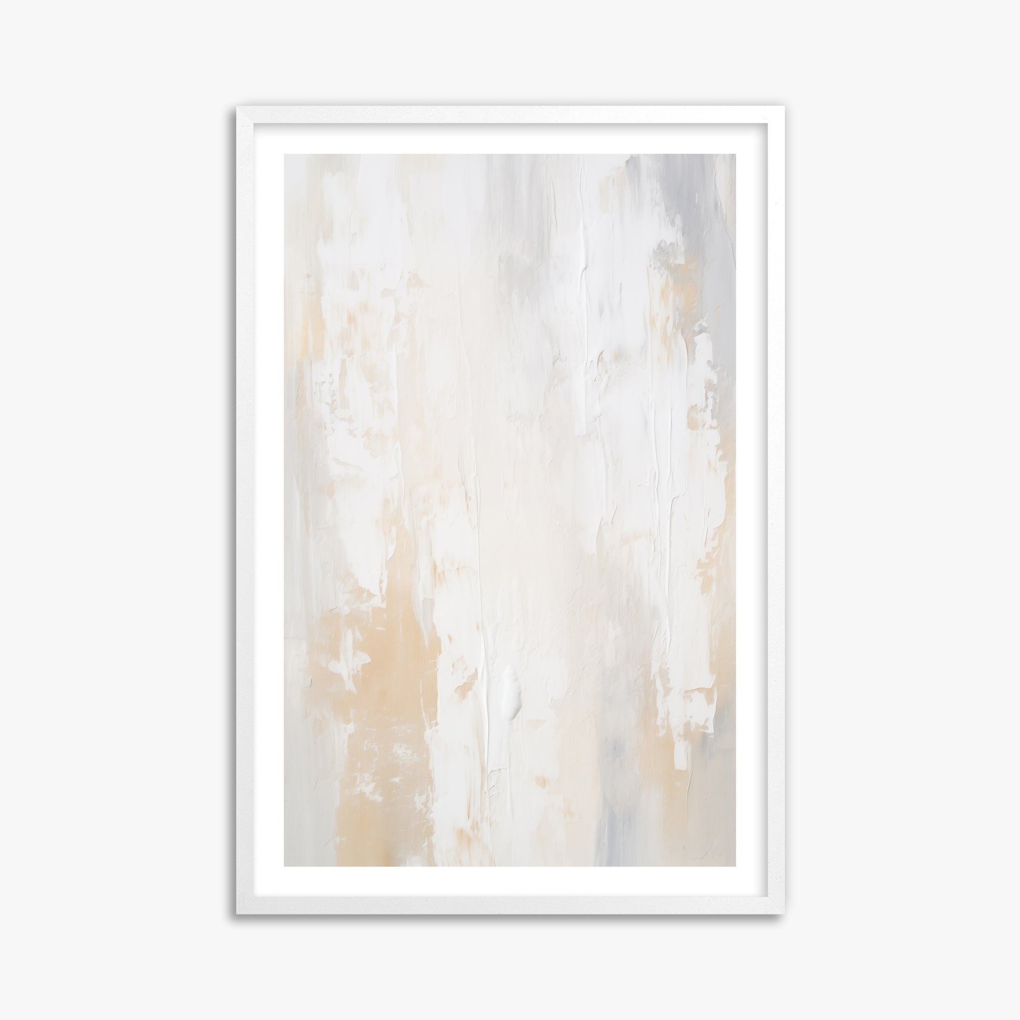 Antik Textured Wall, 61x91cm Framed Poster With White Frame