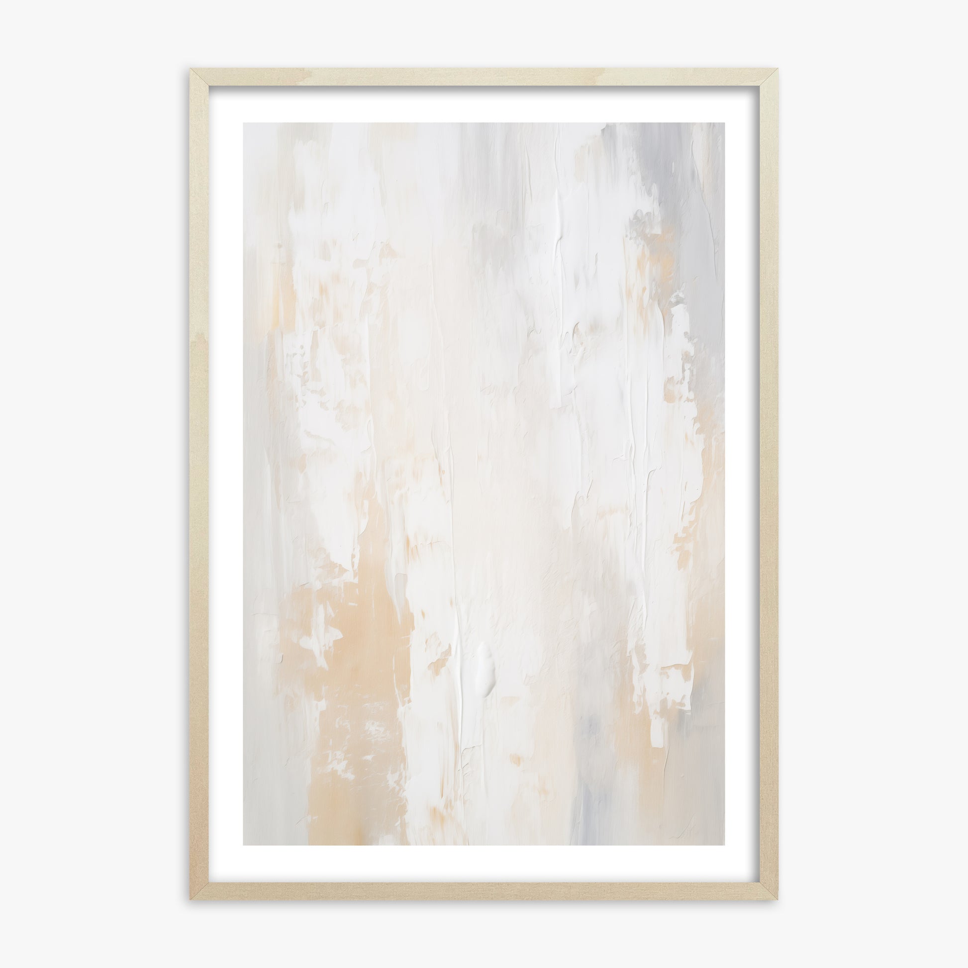 Antik Textured Wall, 70x100cm Framed Poster With Lime Wood Frame