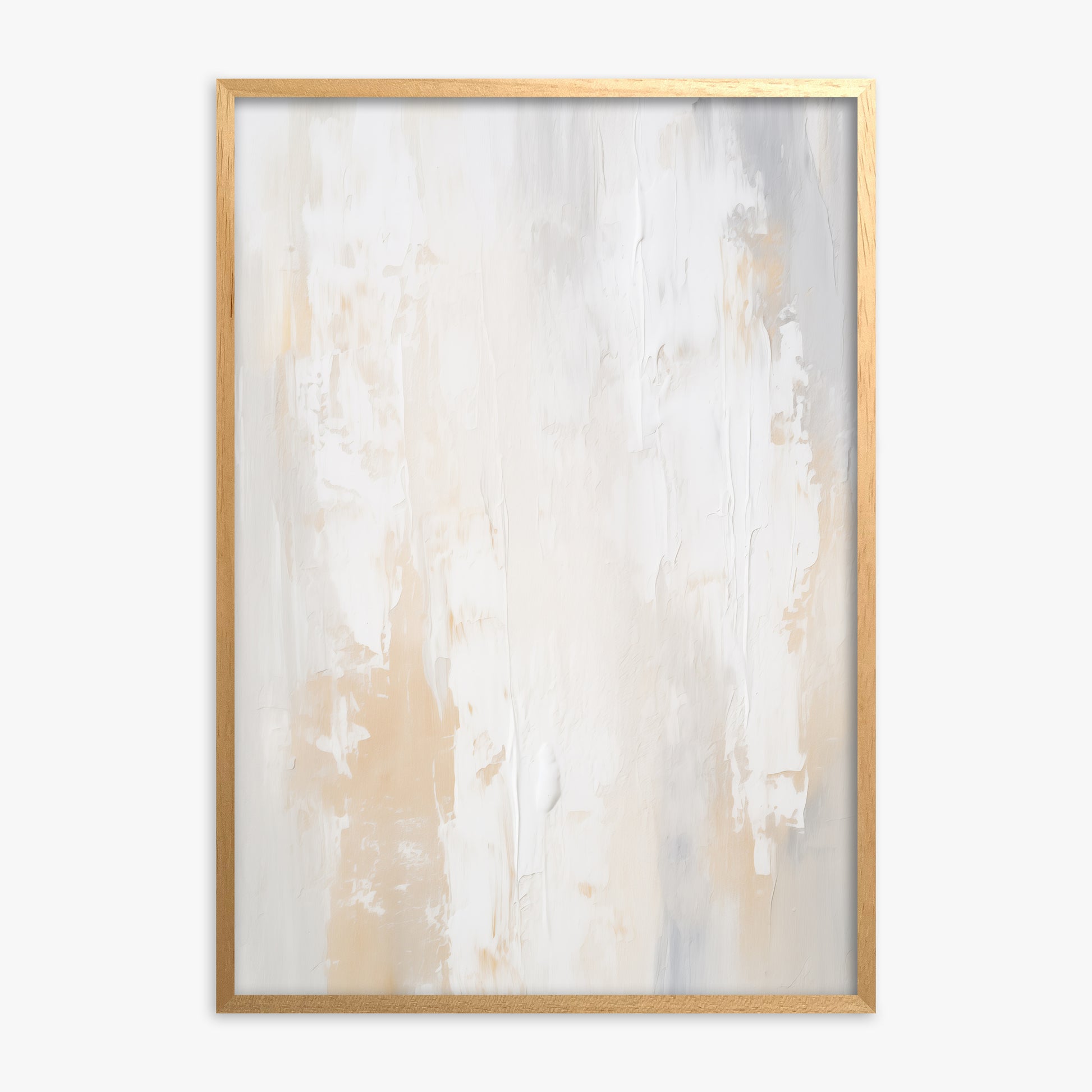 Antik Textured Wall, Oak Framed Poster With Oak Frame