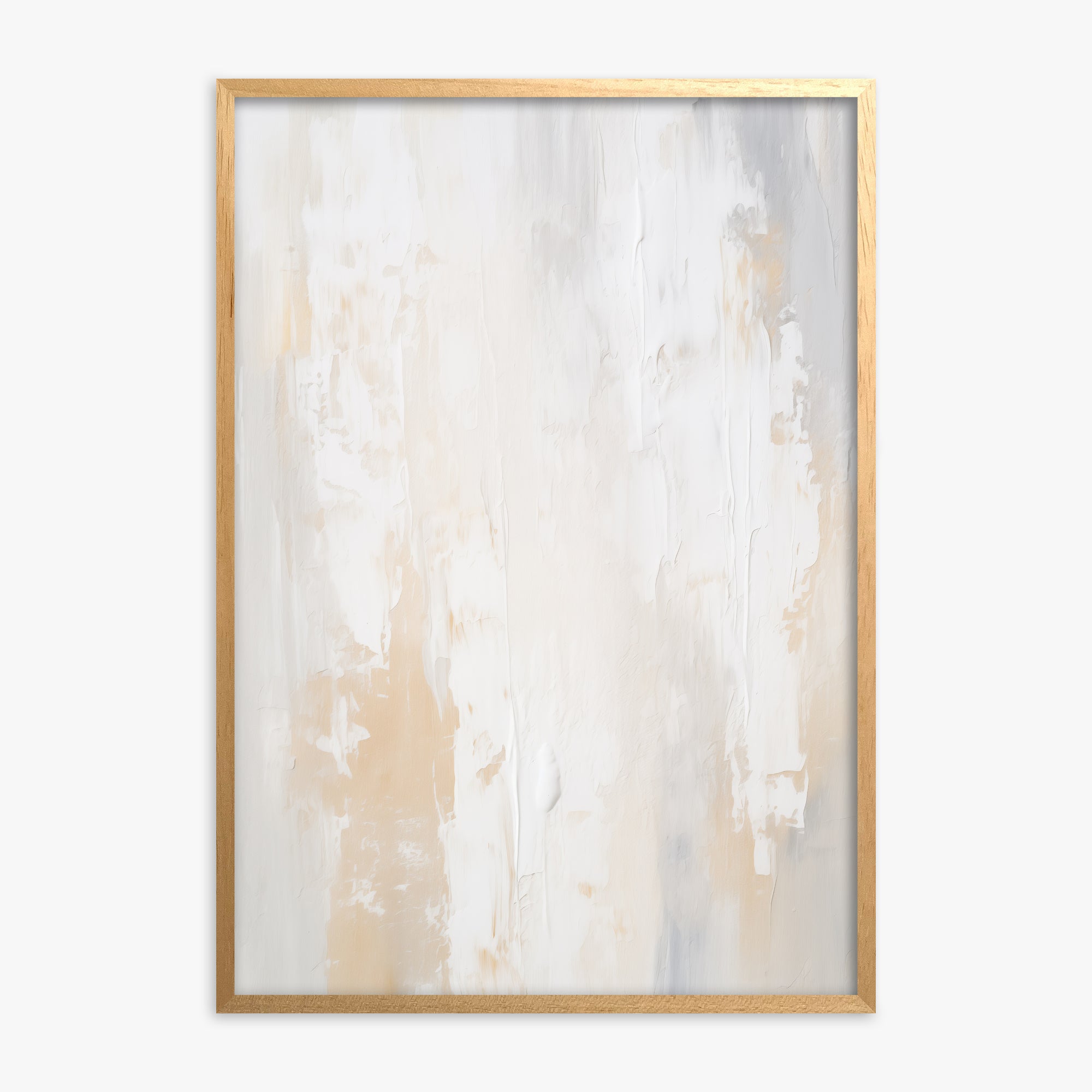 Antik Textured Wall, Oak Framed Poster With Oak Frame