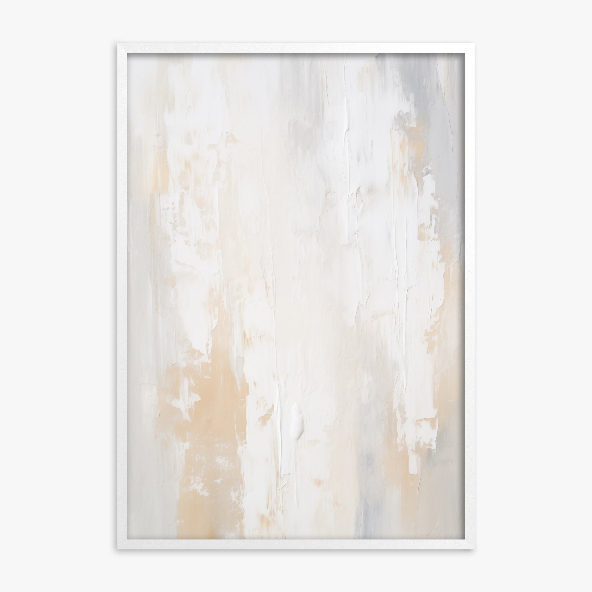 Antik Textured Wall, White Framed Poster With White Frame