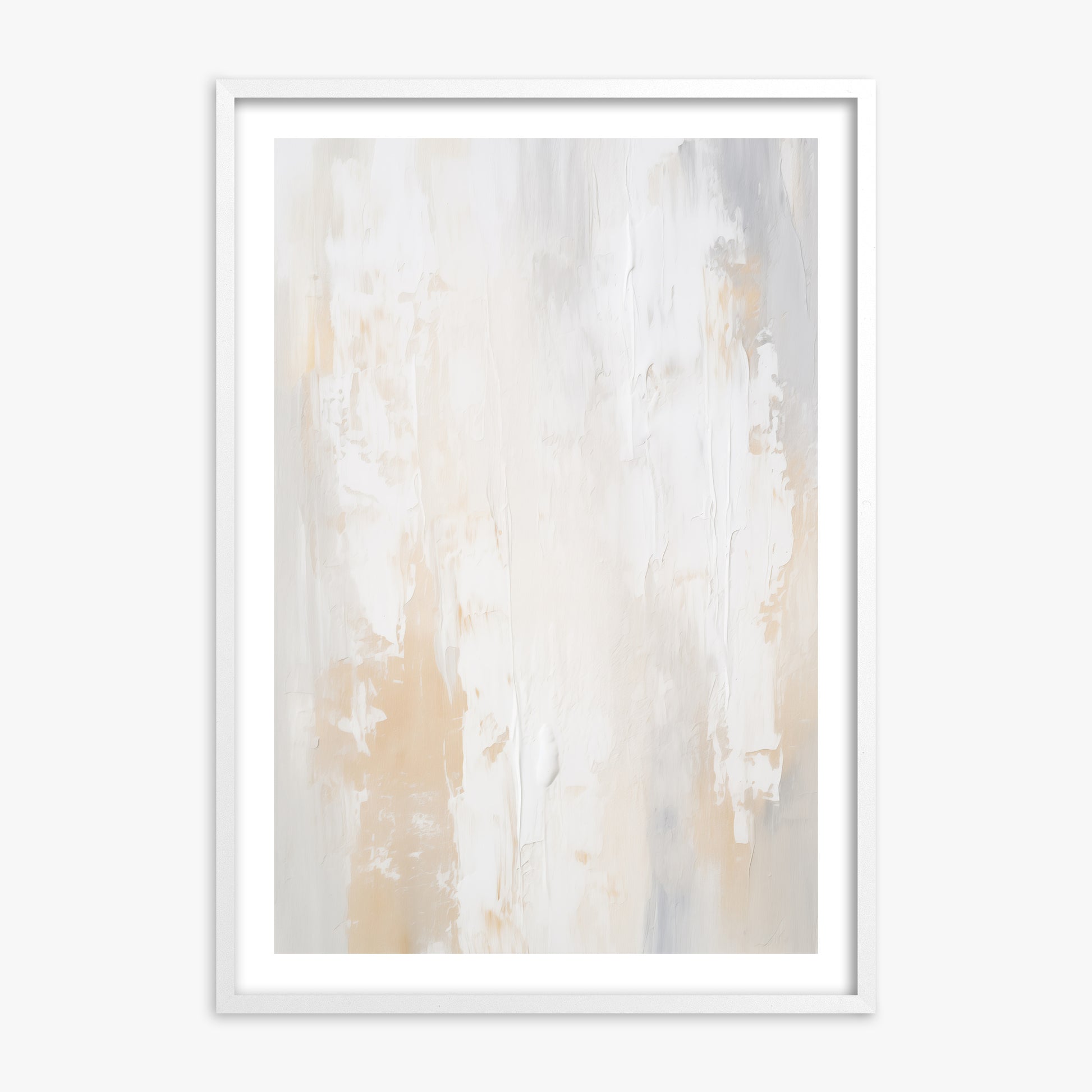 Antik Textured Wall, 70x100cm Framed Poster With White Frame