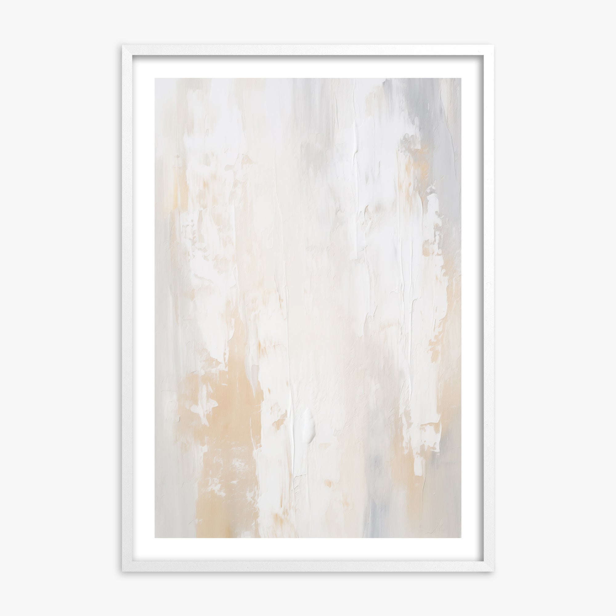 Antik Textured Wall, 70x100cm Framed Poster With White Frame
