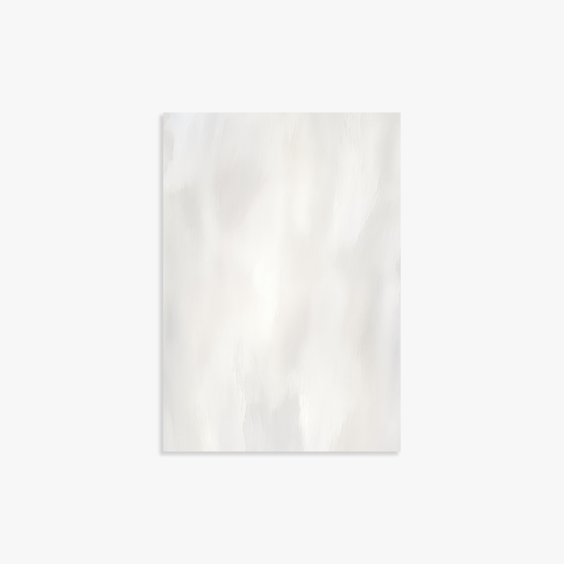 White Serenity, 21x30cm Poster Unframed