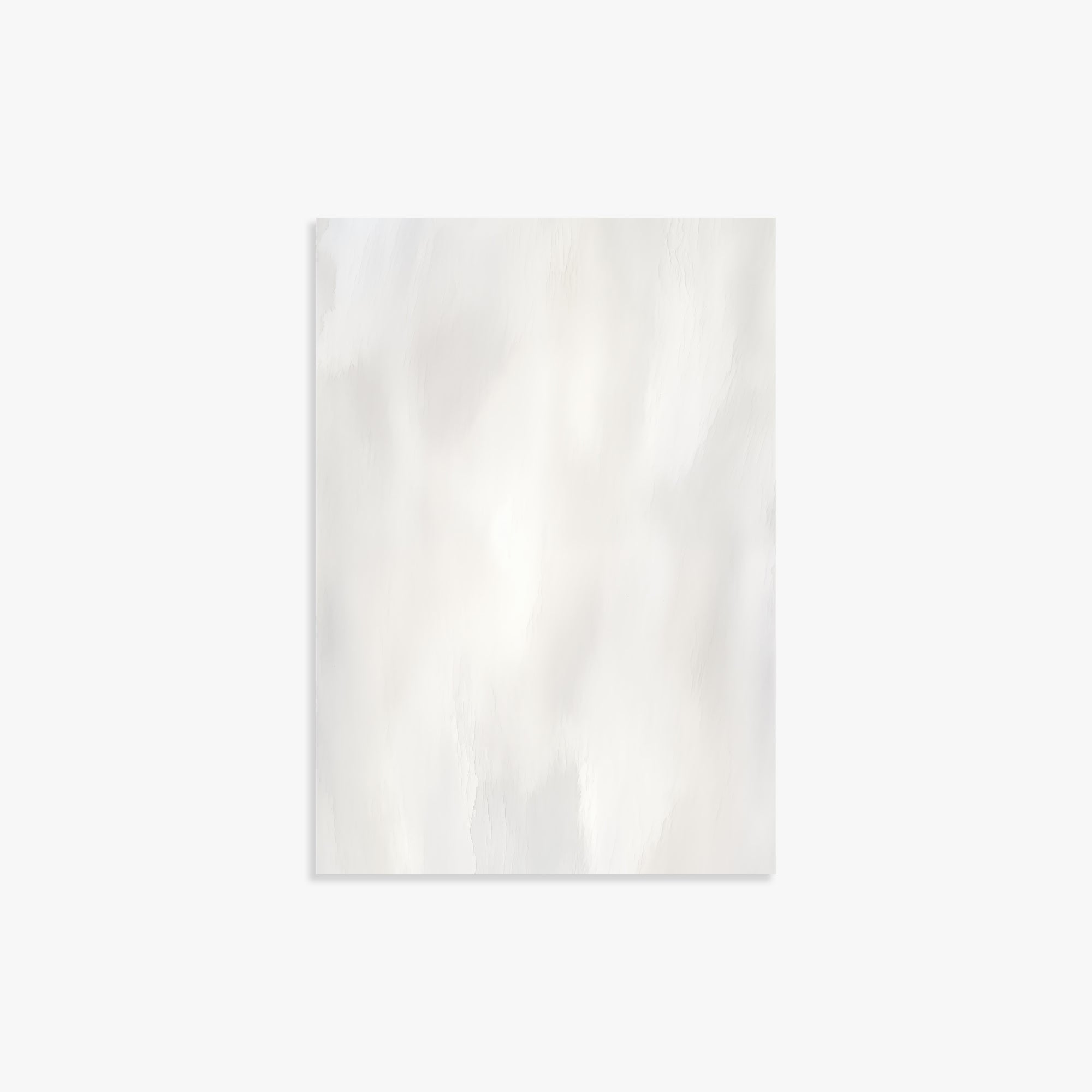 White Serenity, 21x30cm Poster Unframed