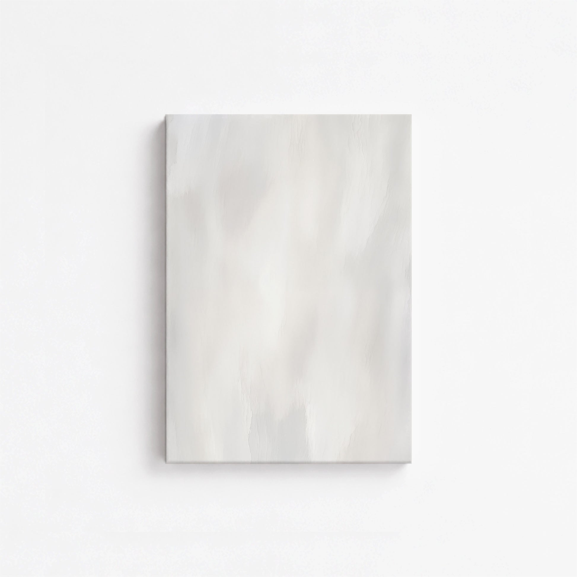 White Serenity, 21x30cm Satin Canvas Poster