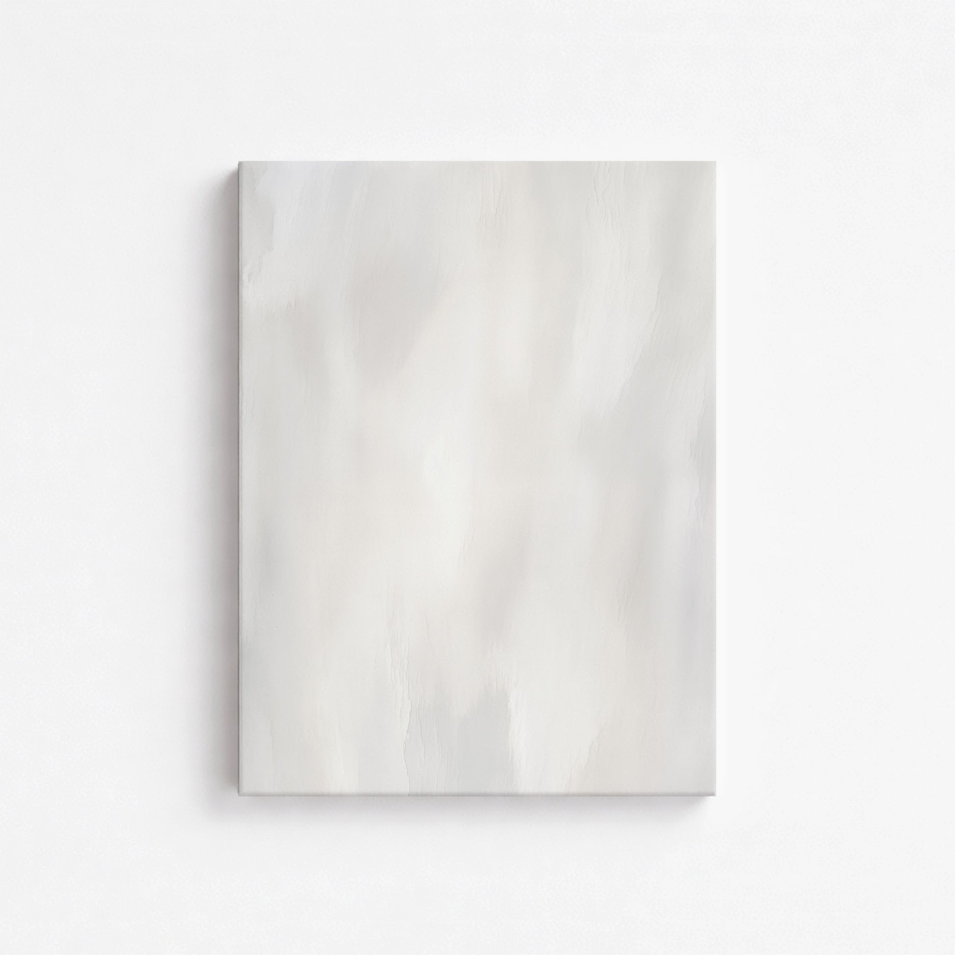 White Serenity, 30x40cm Satin Canvas Poster