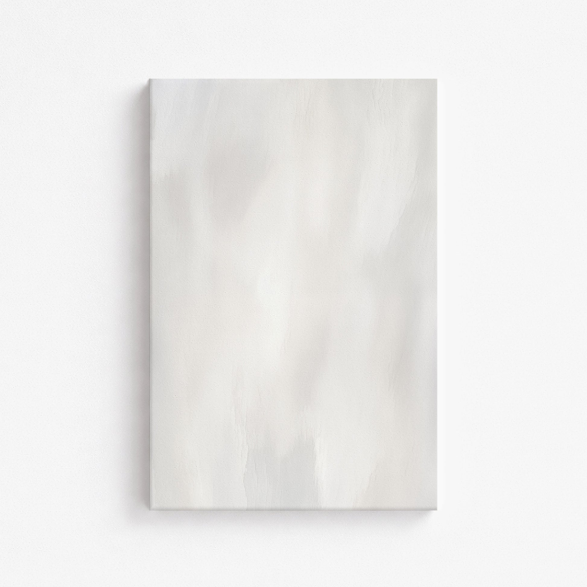 White Serenity, 61x91cm Satin Canvas Poster