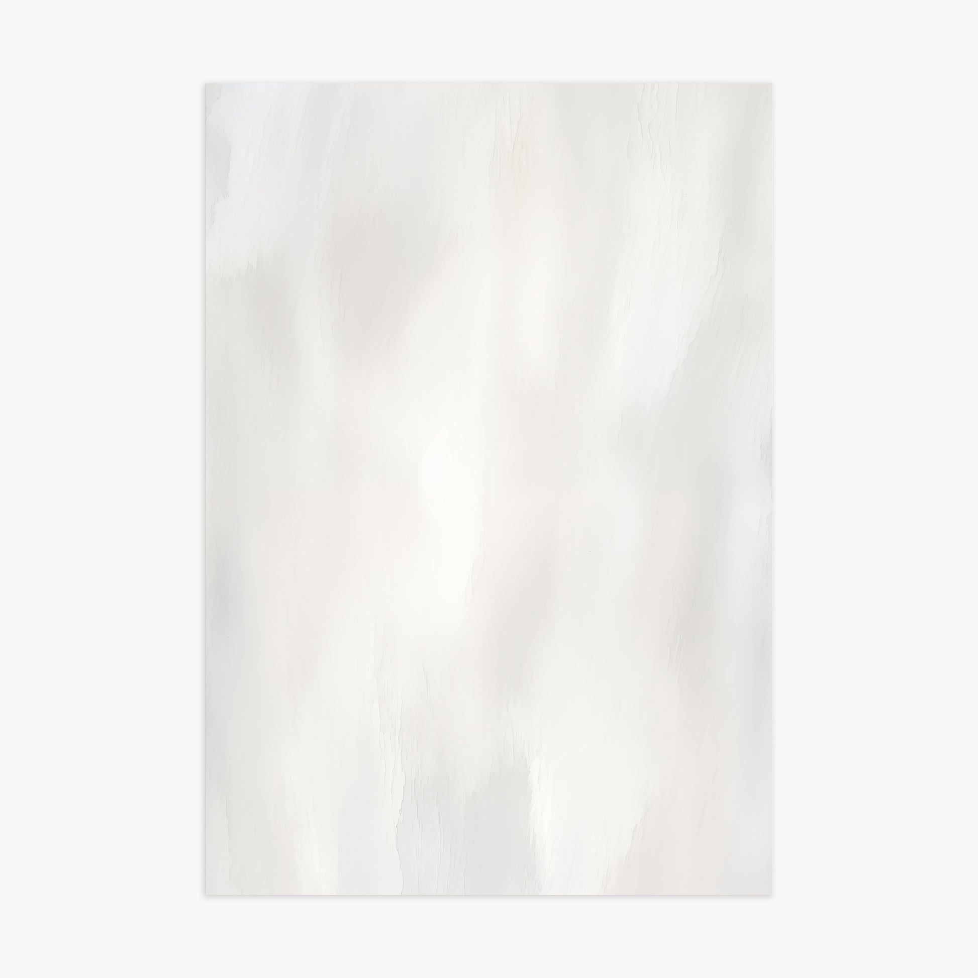 White Serenity, 70x100cm Poster Unframed