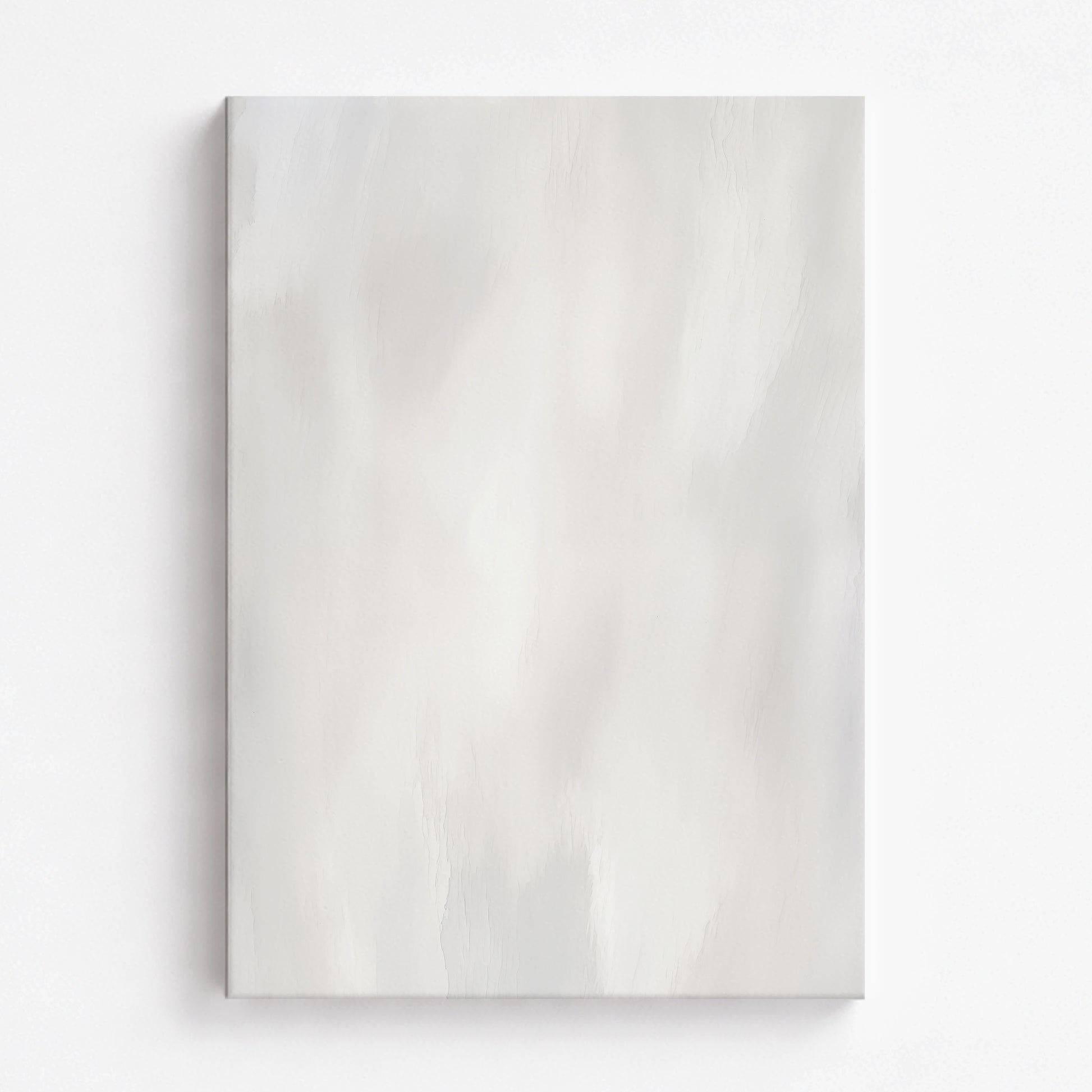 White Serenity, 70x100cm Satin Canvas Poster