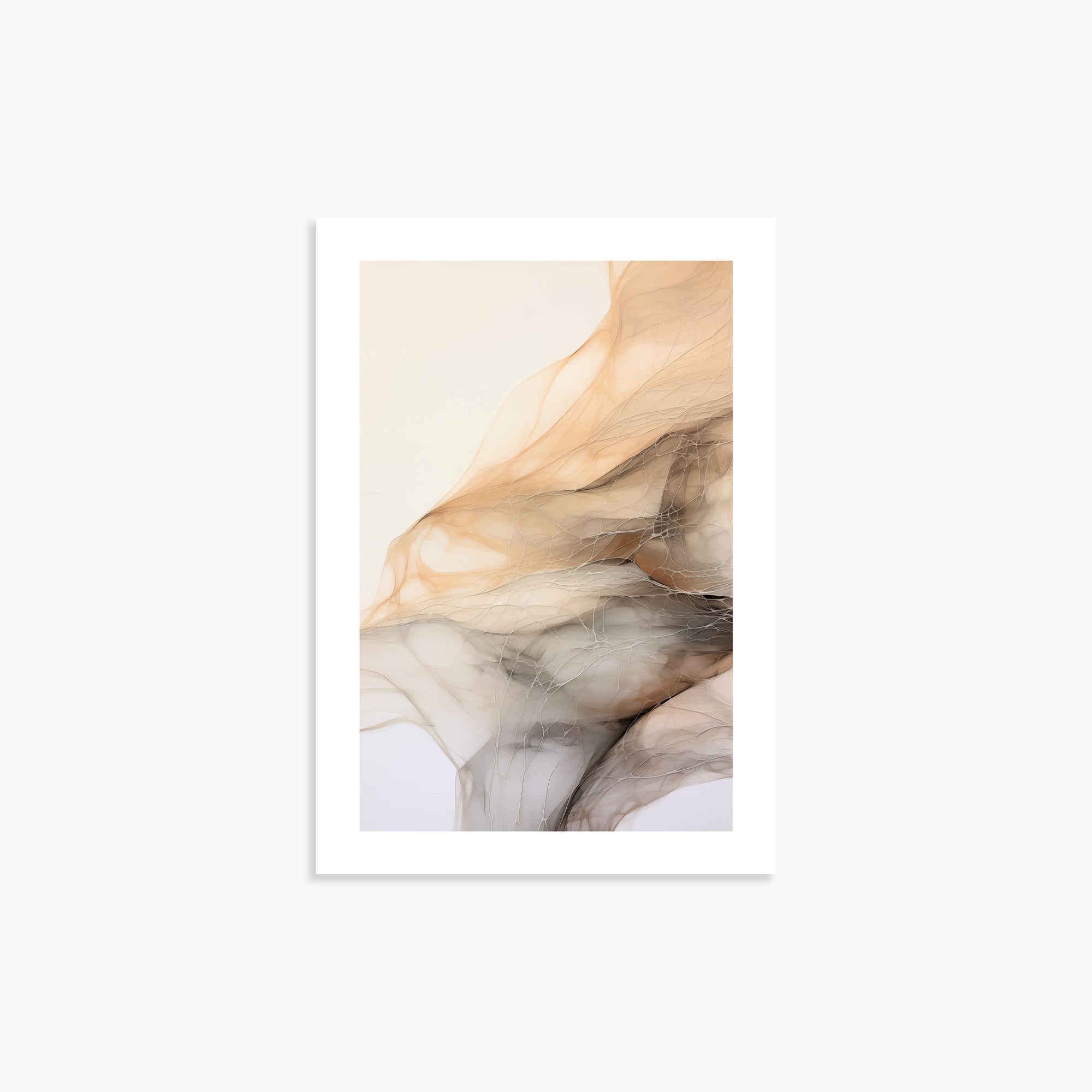 Sepia Vein Web, 21x30cm Printed Poster