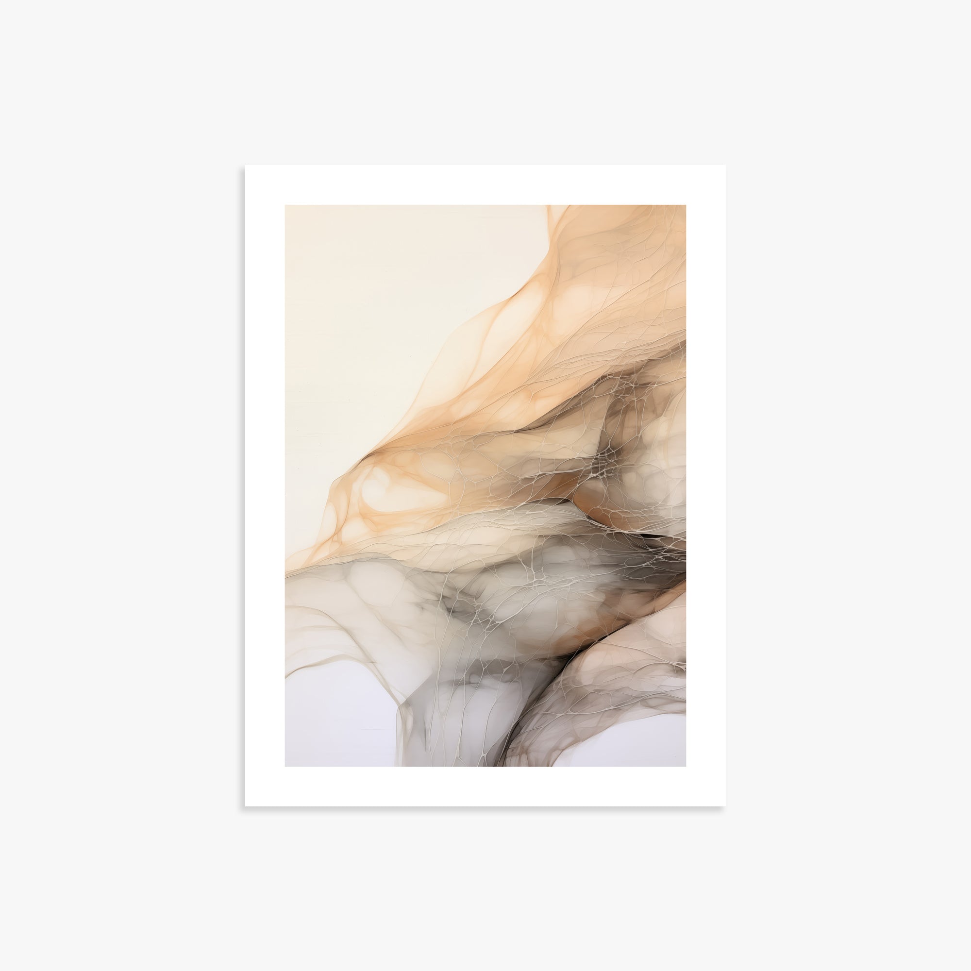 Sepia Vein Web, 30x40cm Printed Poster