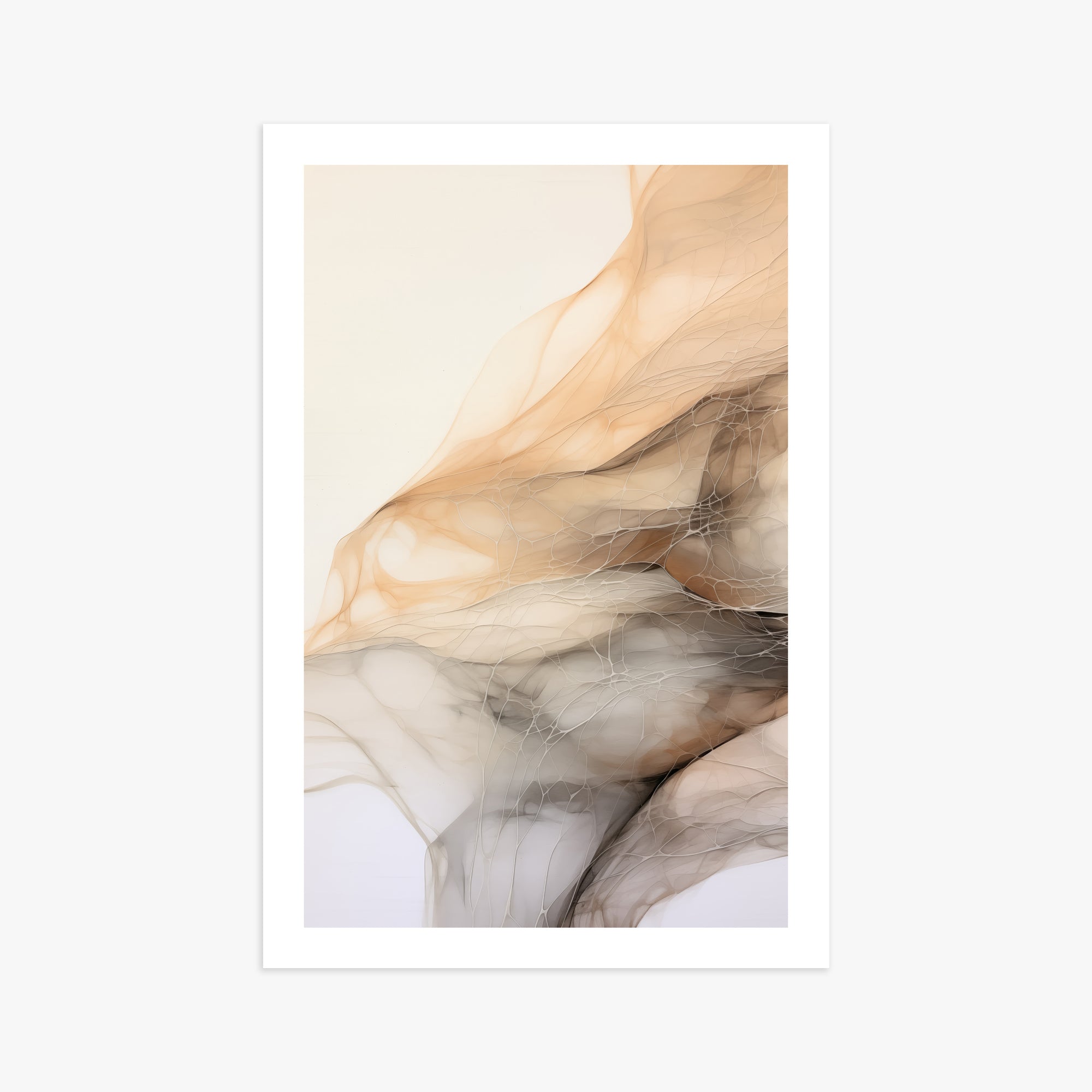 Sepia Vein Web, 61x91cm Printed Poster