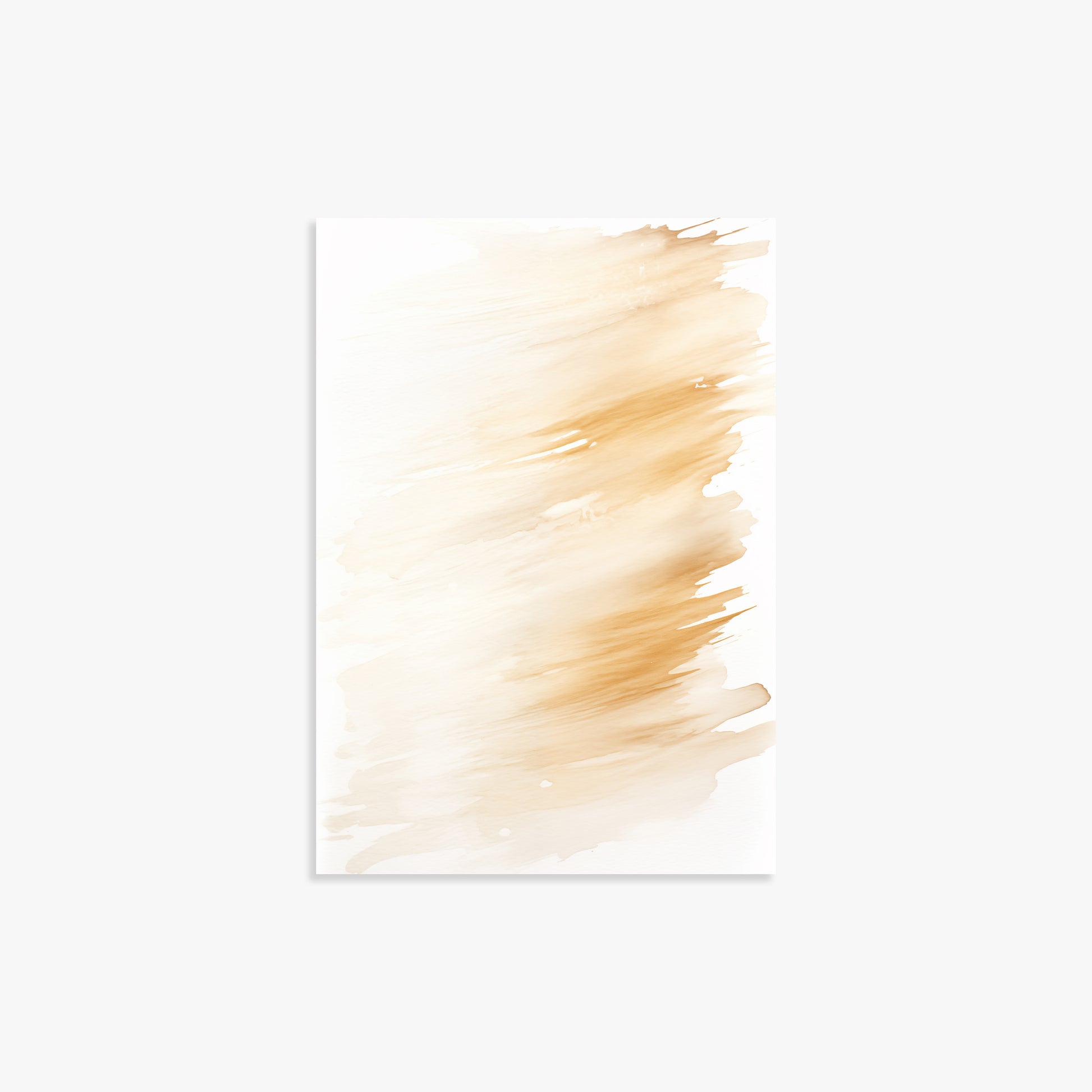 Amber Brush Sweep, 21x30cm Poster Unframed
