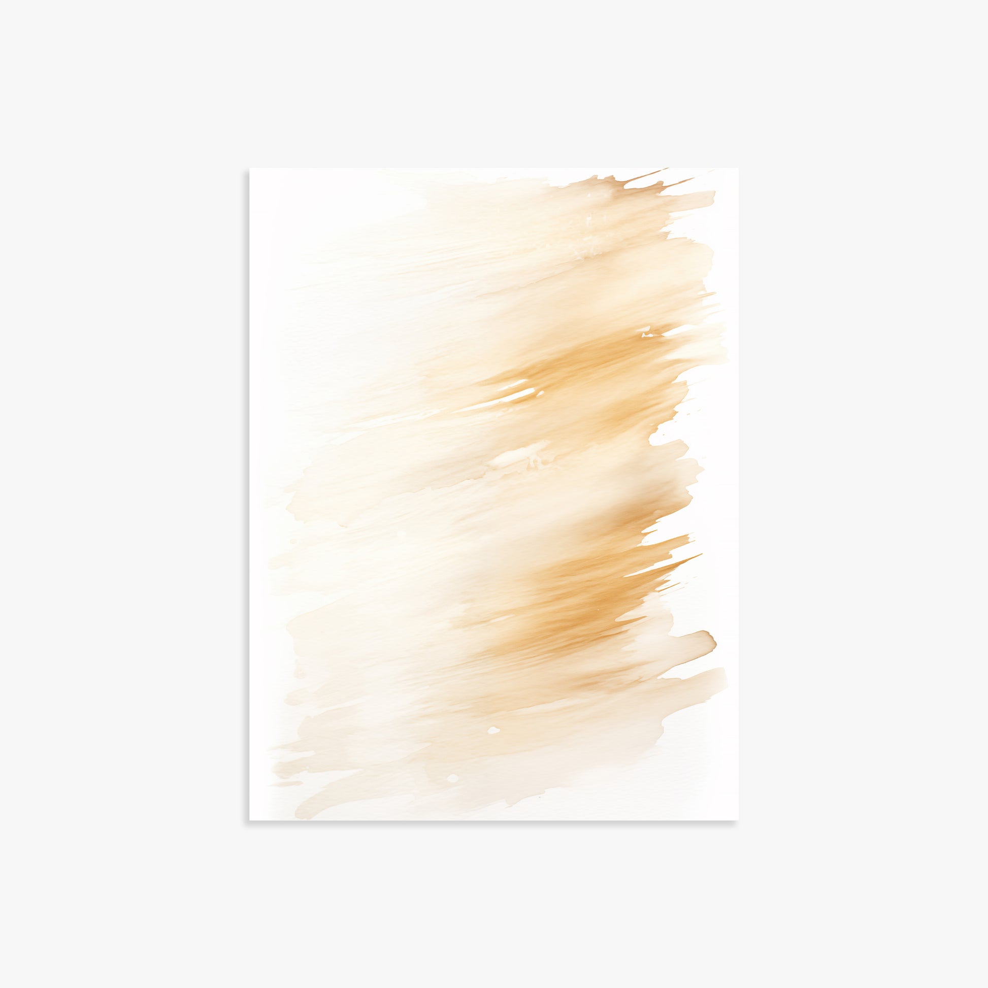 Amber Brush Sweep, 30x40cm Poster Unframed