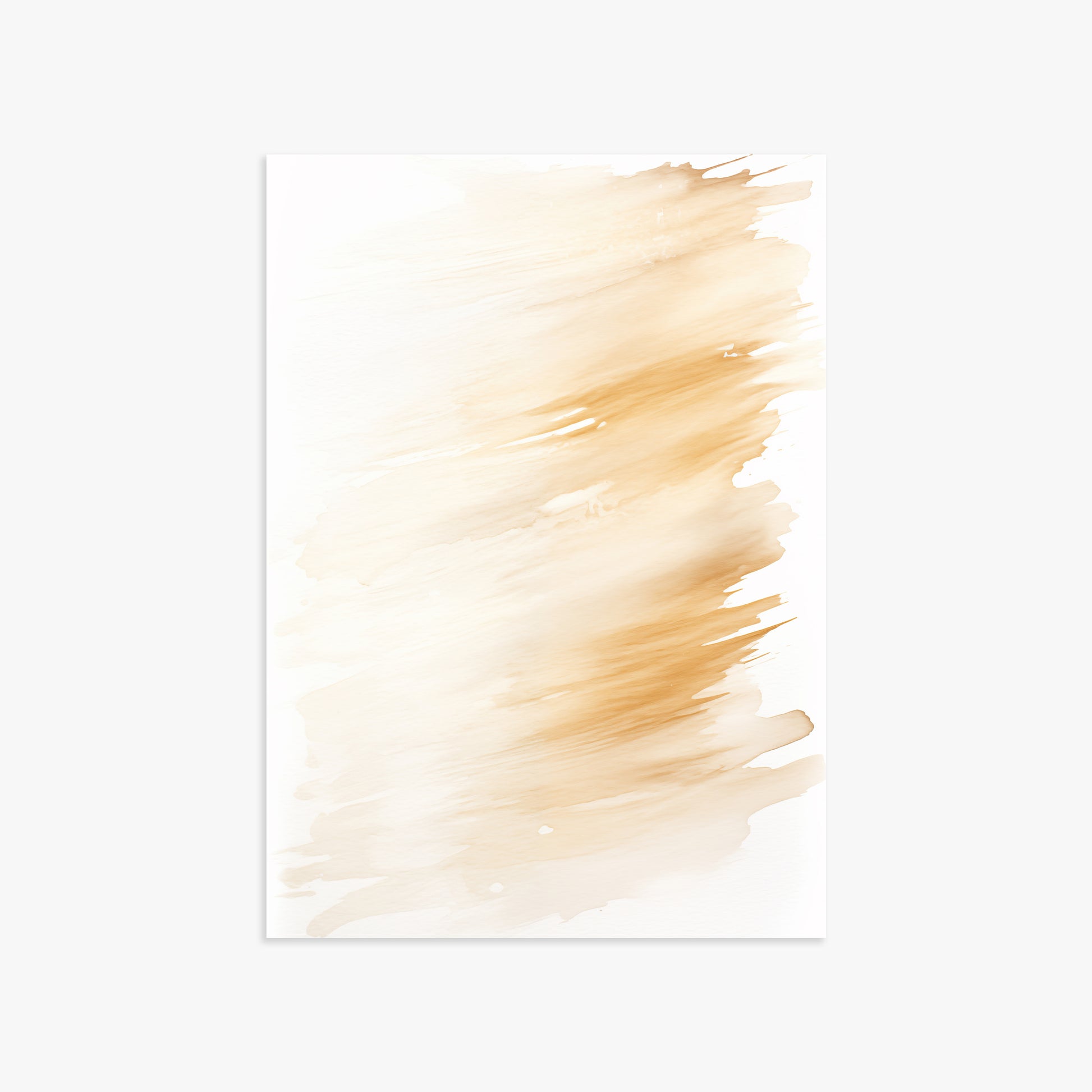 Amber Brush Sweep, 50x70cm Poster Unframed