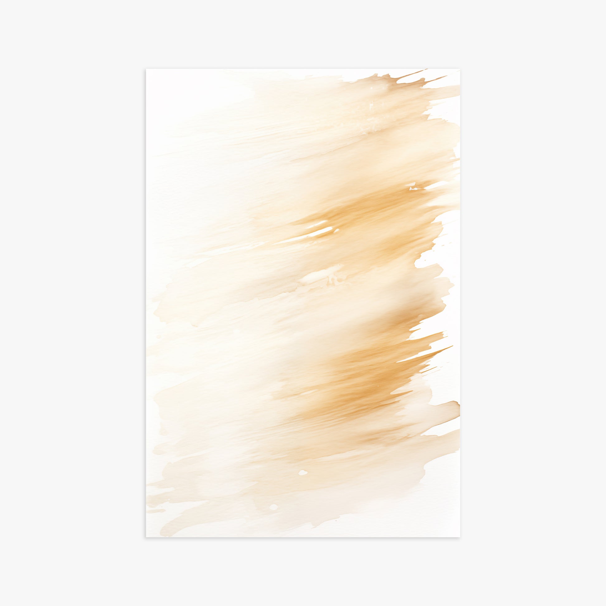 Amber Brush Sweep, 61x91cm Poster Unframed