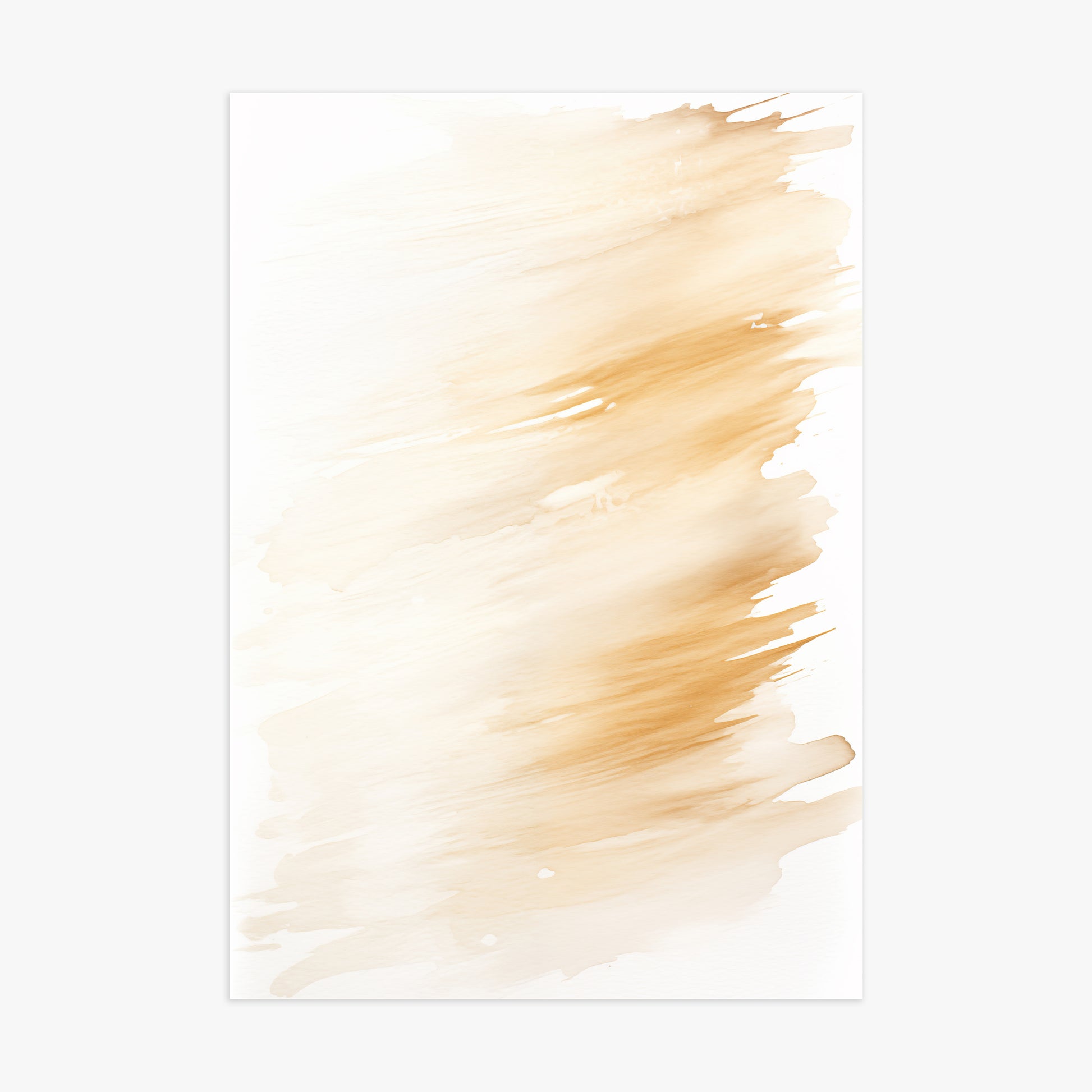 Amber Brush Sweep, 70x100cm Poster Unframed