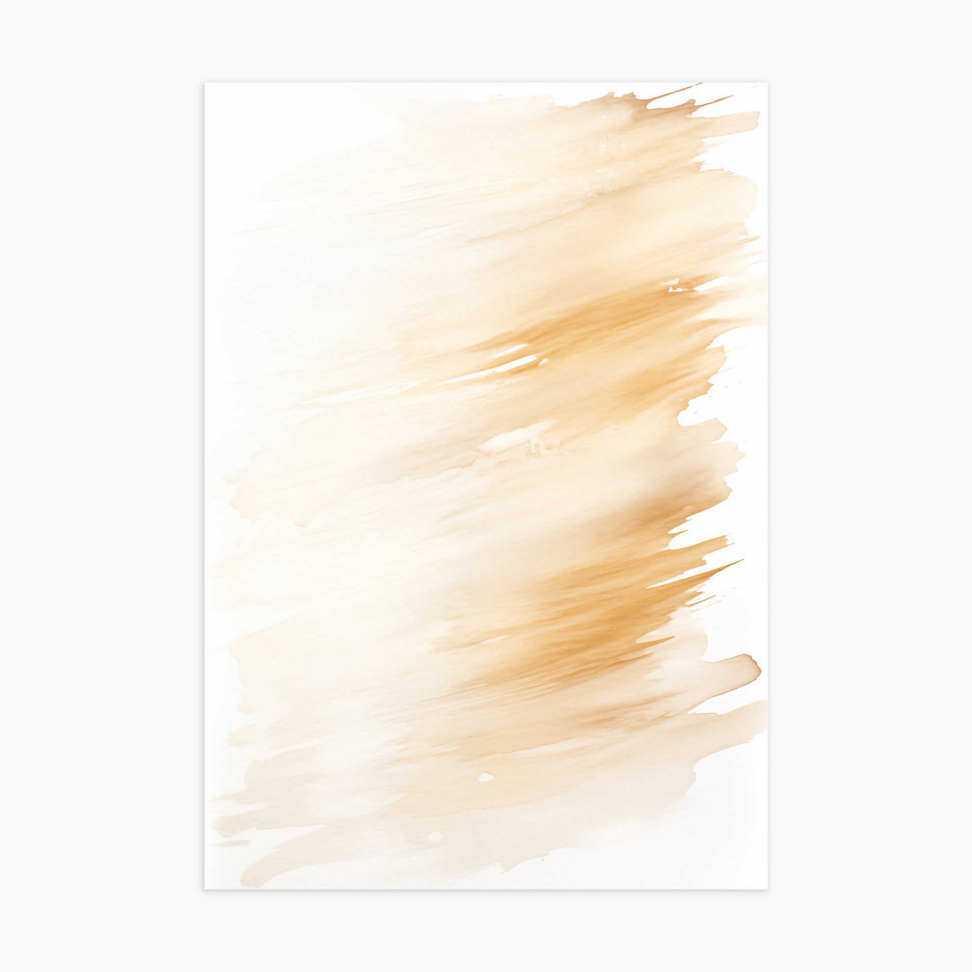 Amber Brush Sweep, 70x100cm Poster Unframed