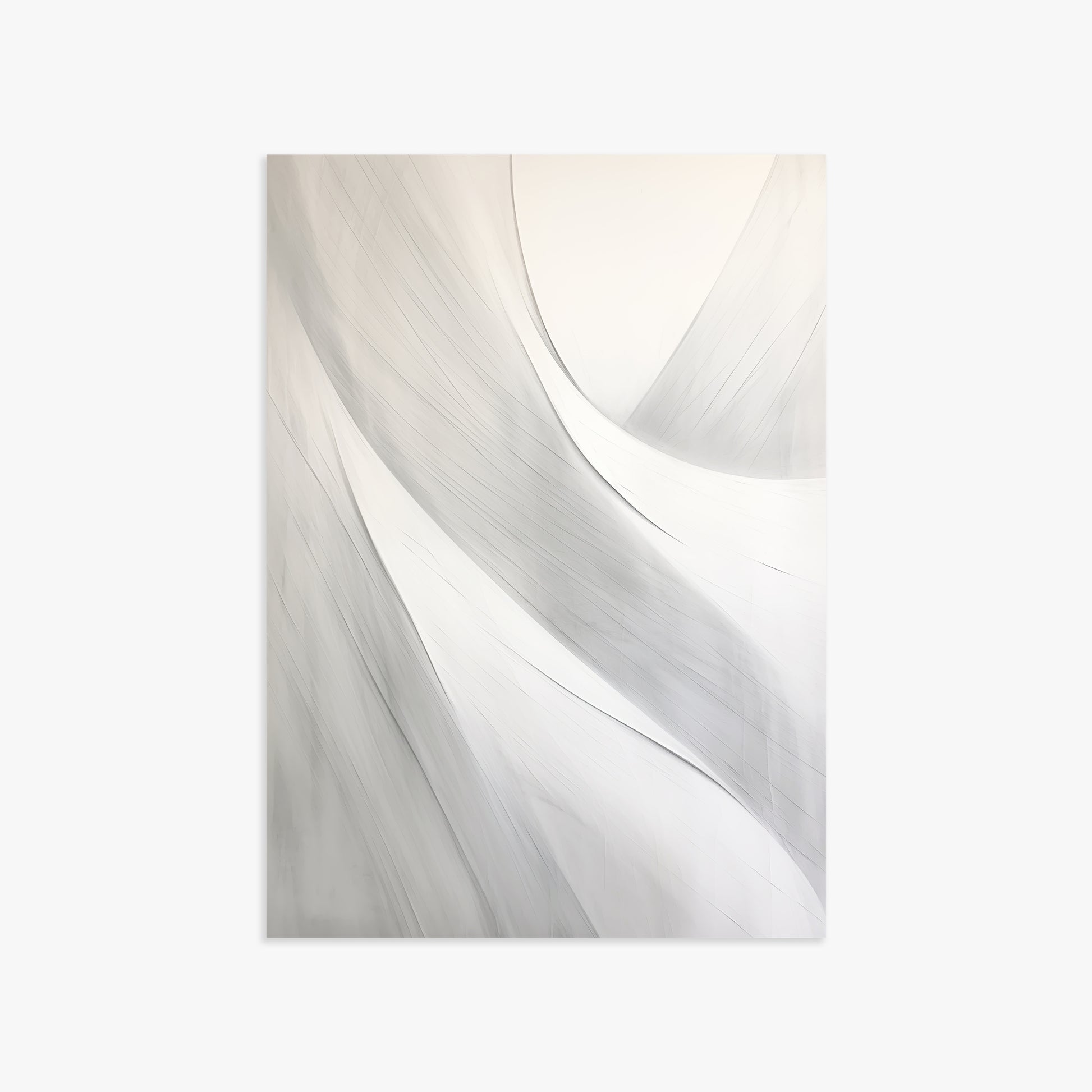 Silk Flow Curves, 50x70cm Poster Unframed