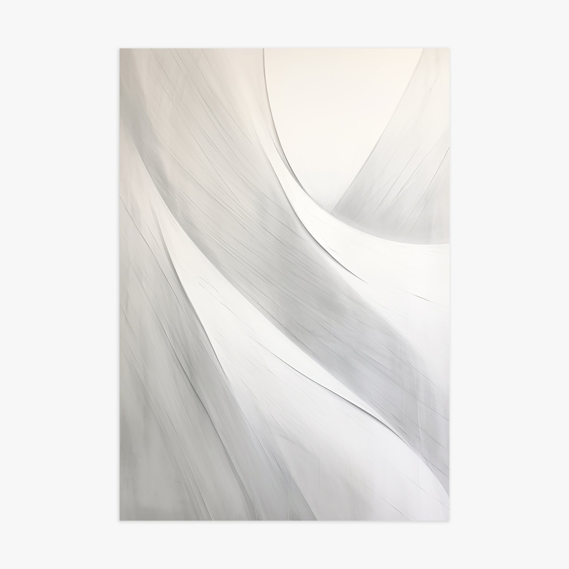 Silk Flow Curves, 70x100cm Poster Unframed