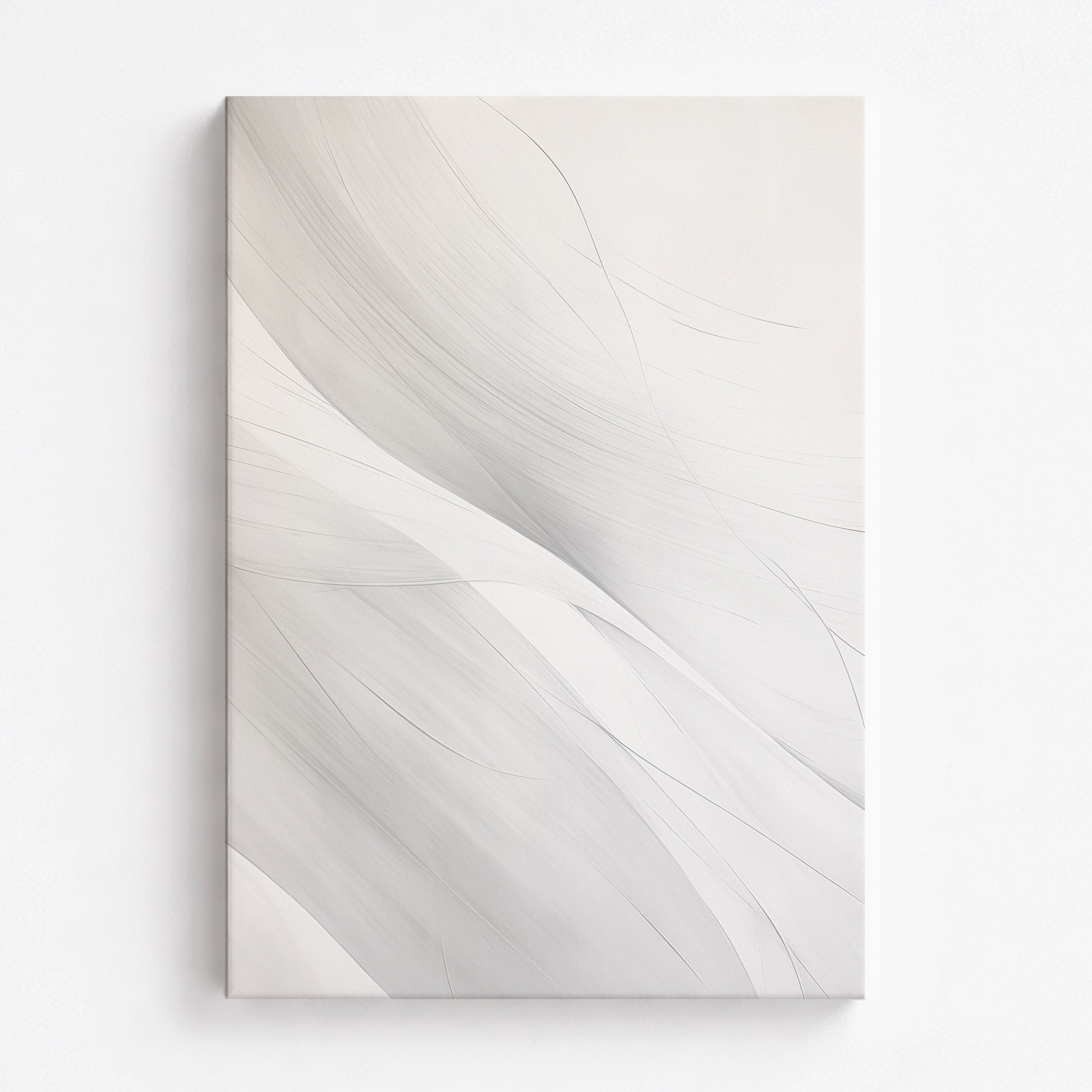 Feather Whisper, 70x100cm Satin Canvas Poster