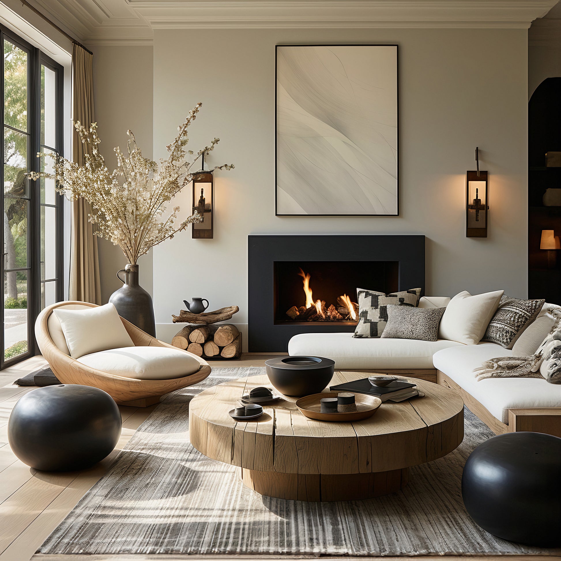 Design Concept No. 39 for Feather Whisper Modern Poster Art